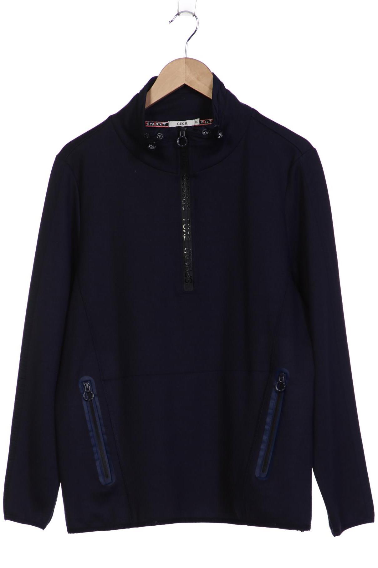 

Cecil Damen Sweatshirt, marineblau, Gr. 44