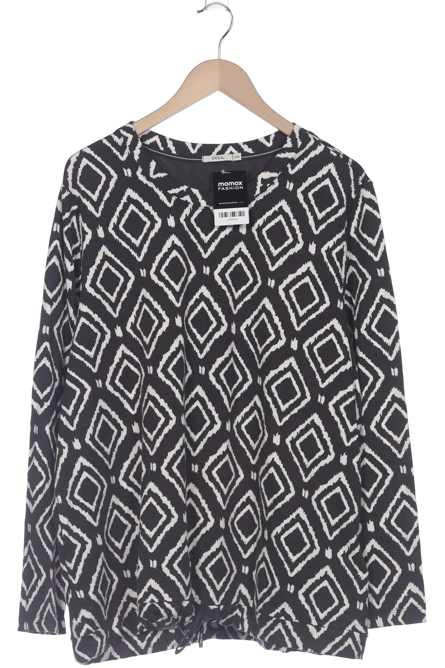 

Cecil Damen Sweatshirt, schwarz, Gr. 46