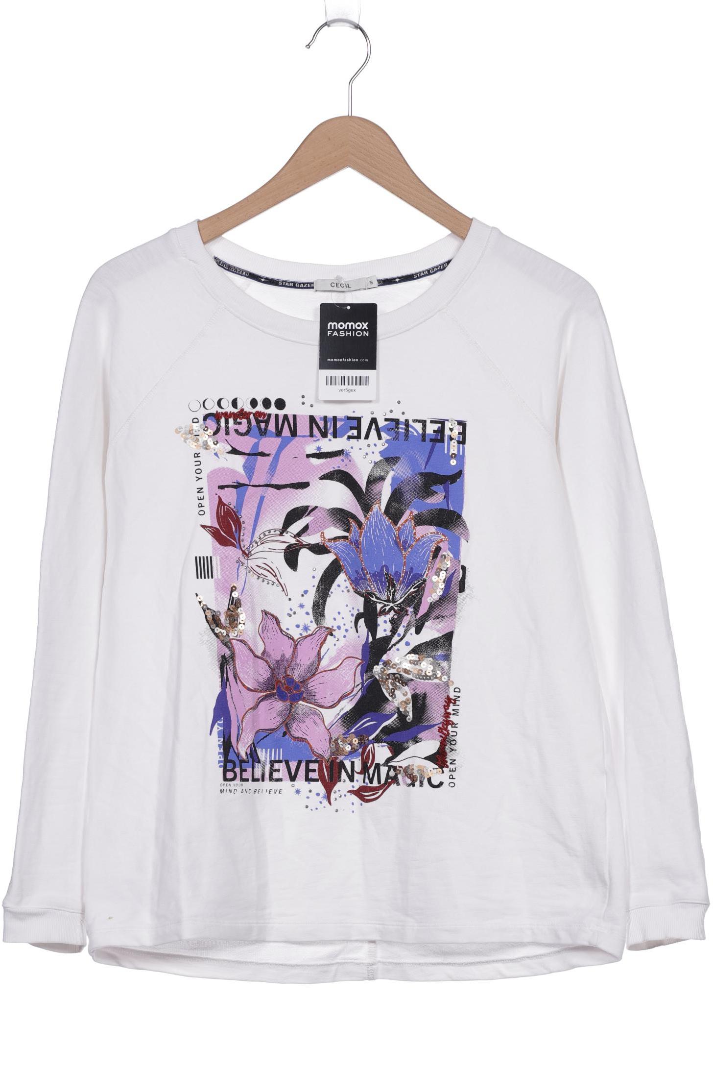 

CECIL Damen Sweatshirt, weiß