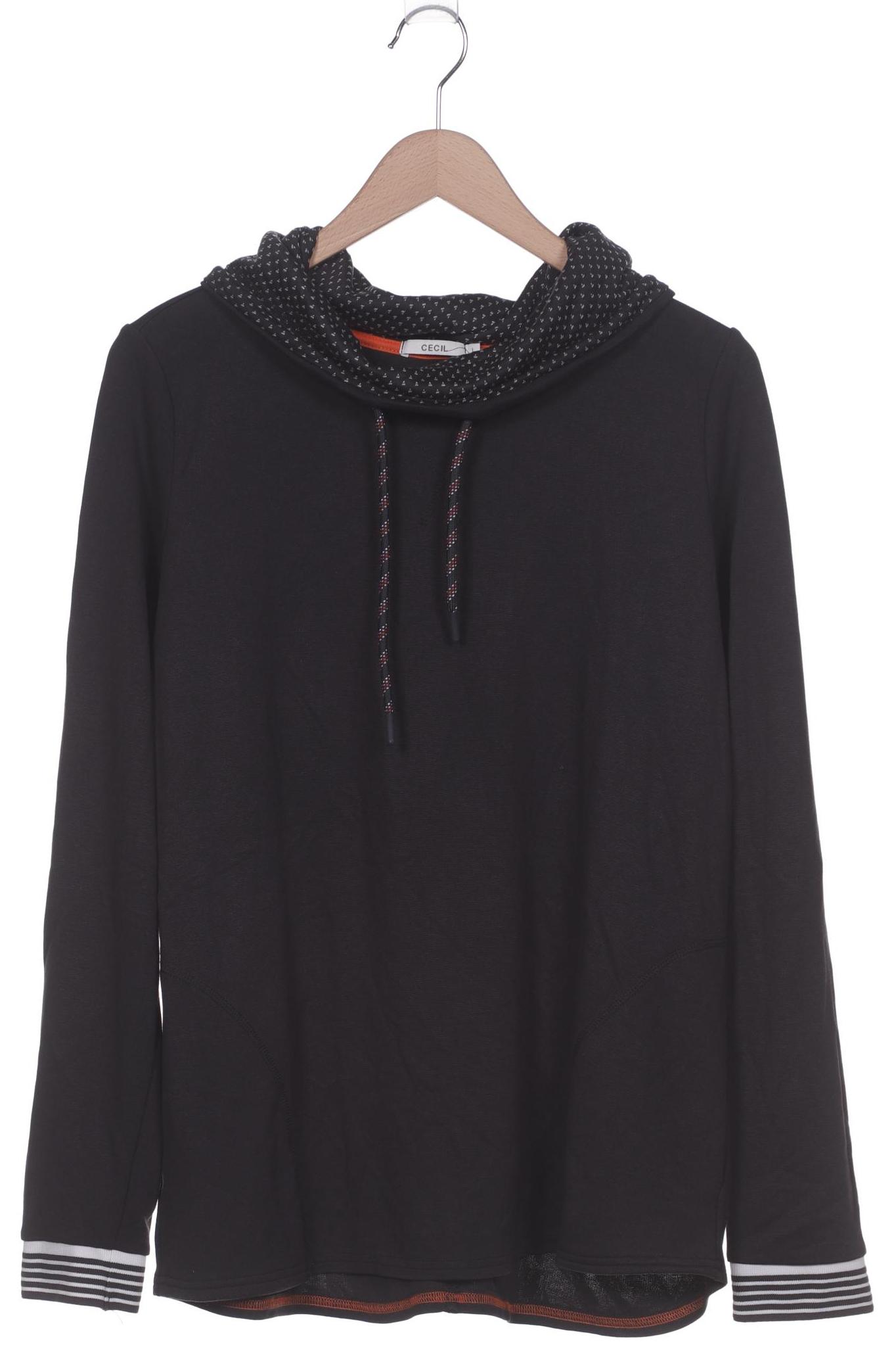 

Cecil Damen Sweatshirt, schwarz, Gr. 42
