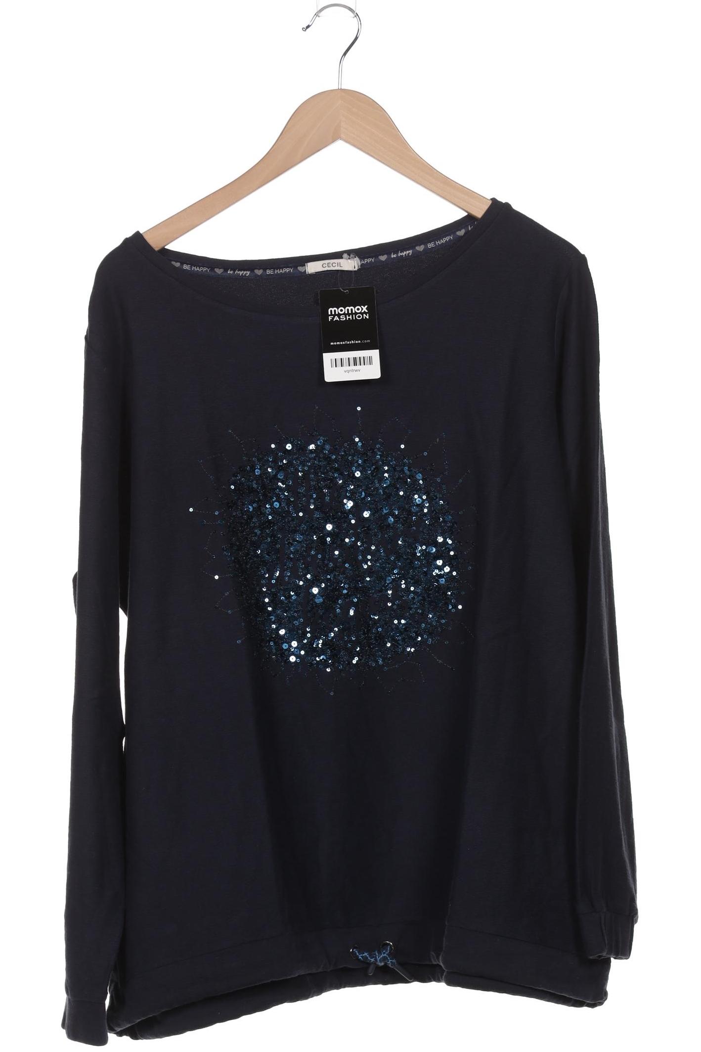 

Cecil Damen Sweatshirt, marineblau, Gr. 46
