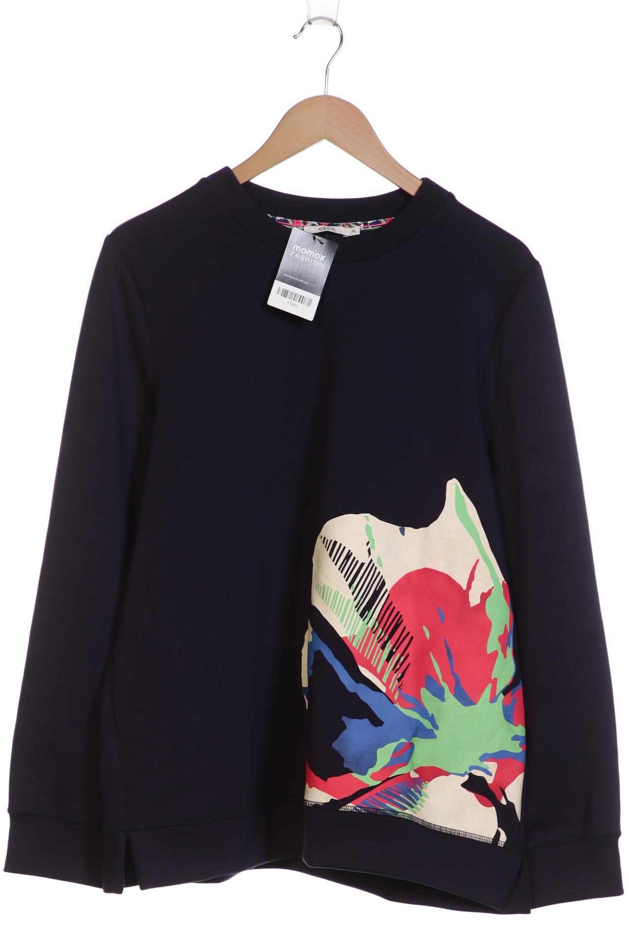 

Cecil Damen Sweatshirt, marineblau, Gr. 44