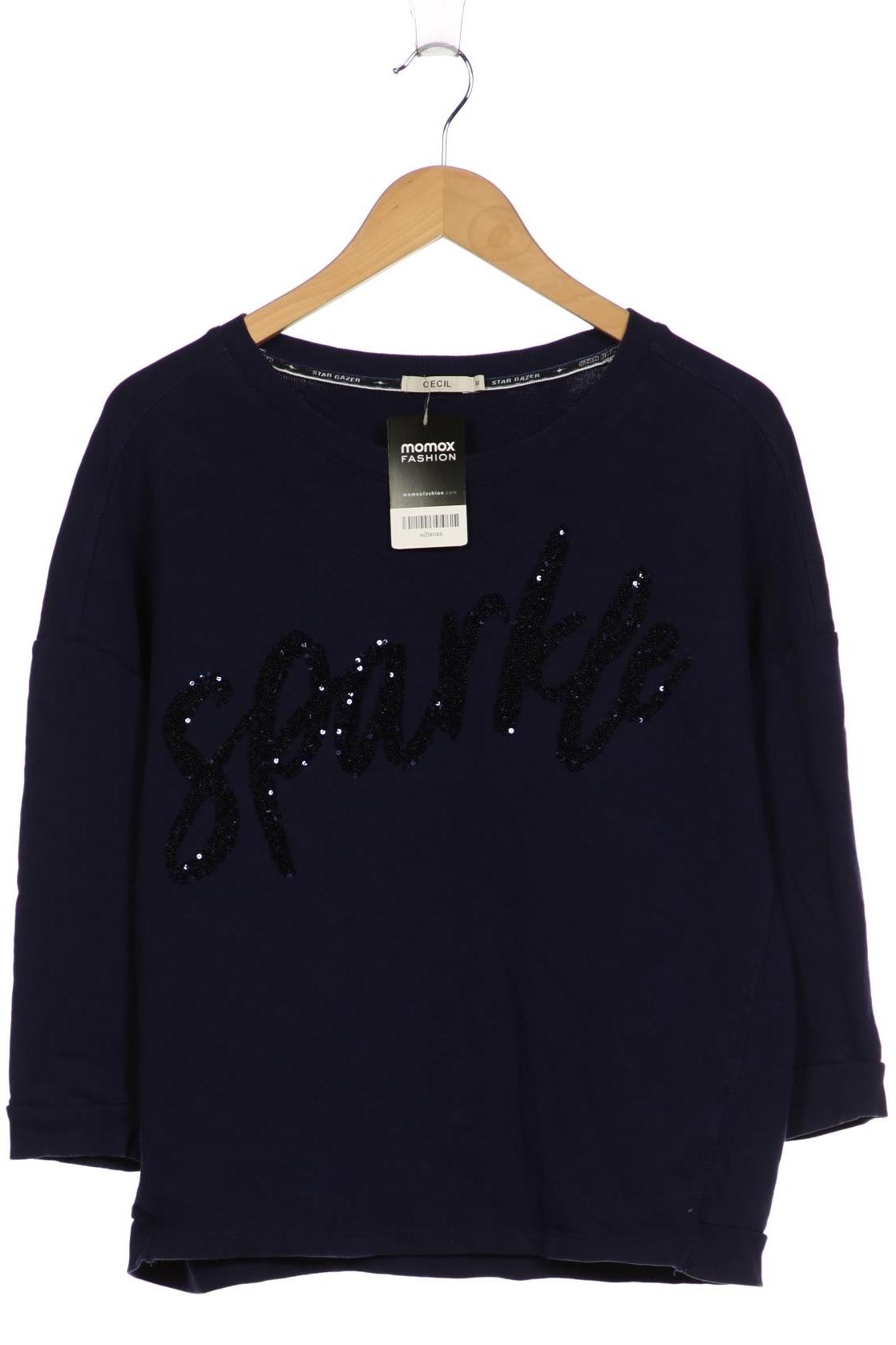 

Cecil Damen Sweatshirt, marineblau, Gr. 38