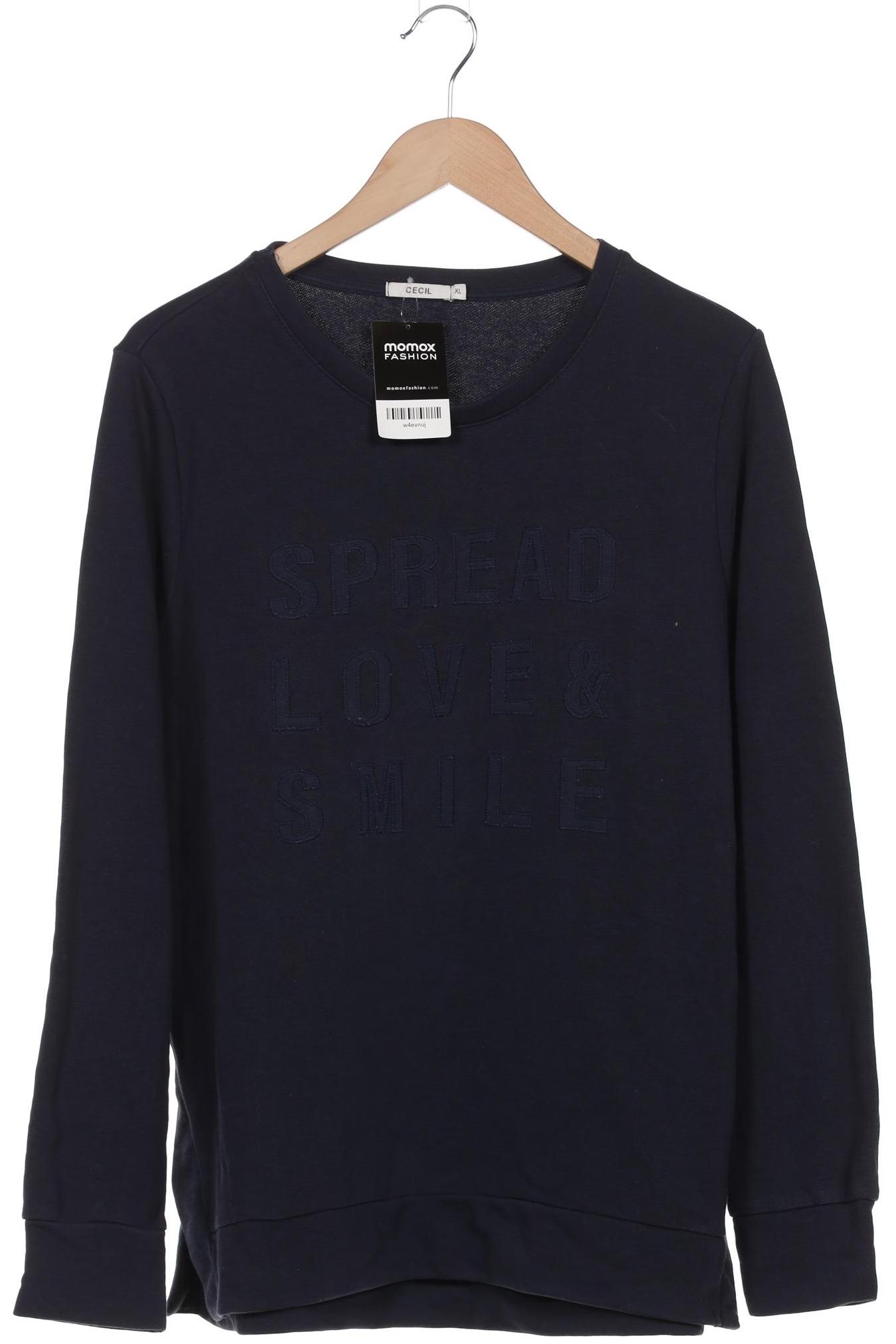 

Cecil Damen Sweatshirt, marineblau, Gr. 44
