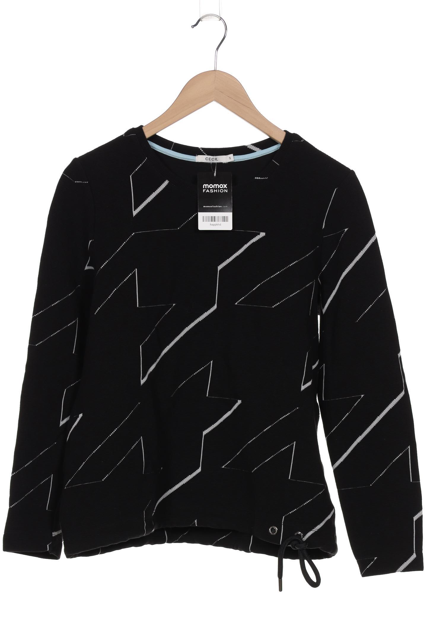 Thumbnail - Cecil Damen Sweatshirt, schwarz, Gr. 36