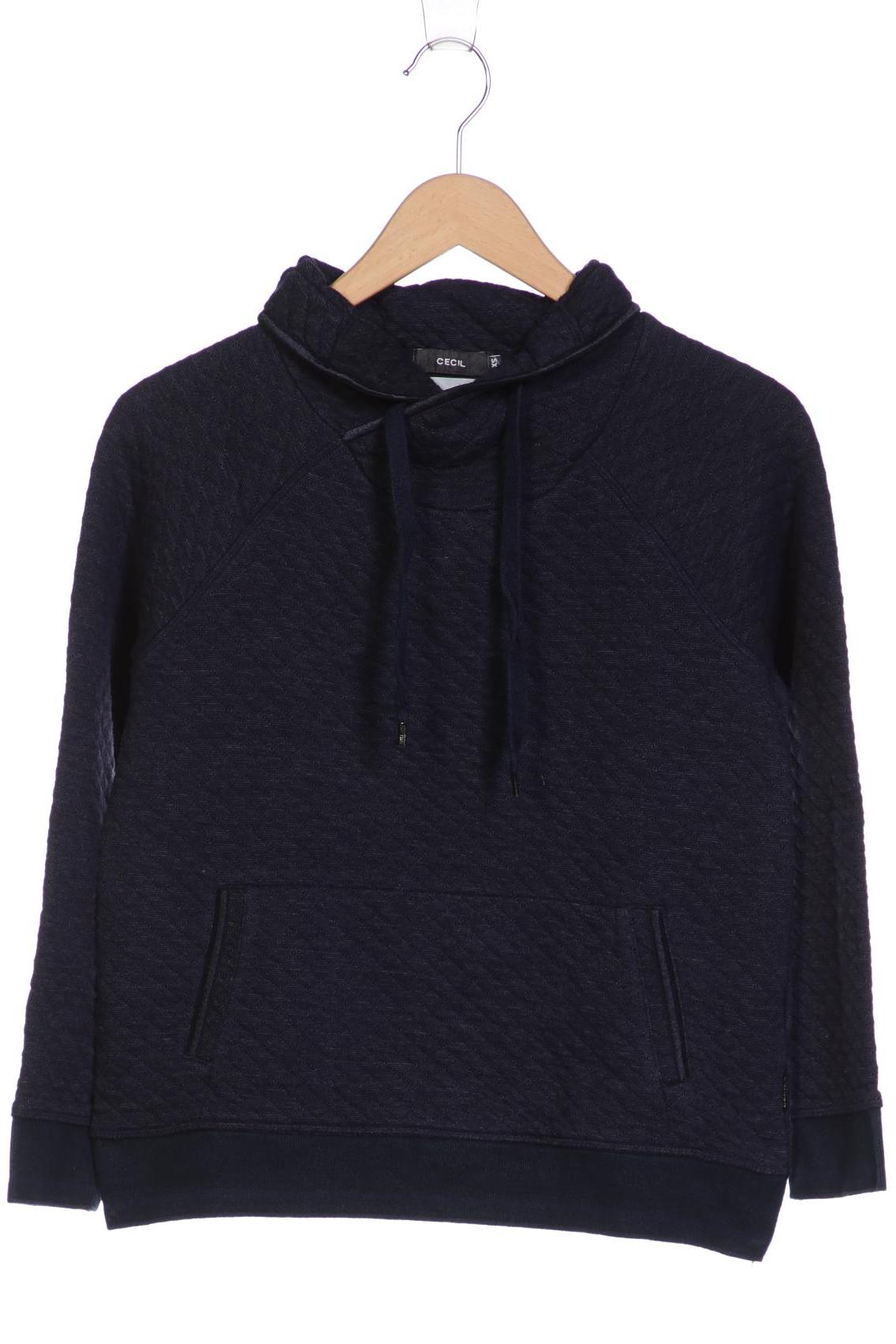 

Cecil Damen Sweatshirt, marineblau, Gr. 34