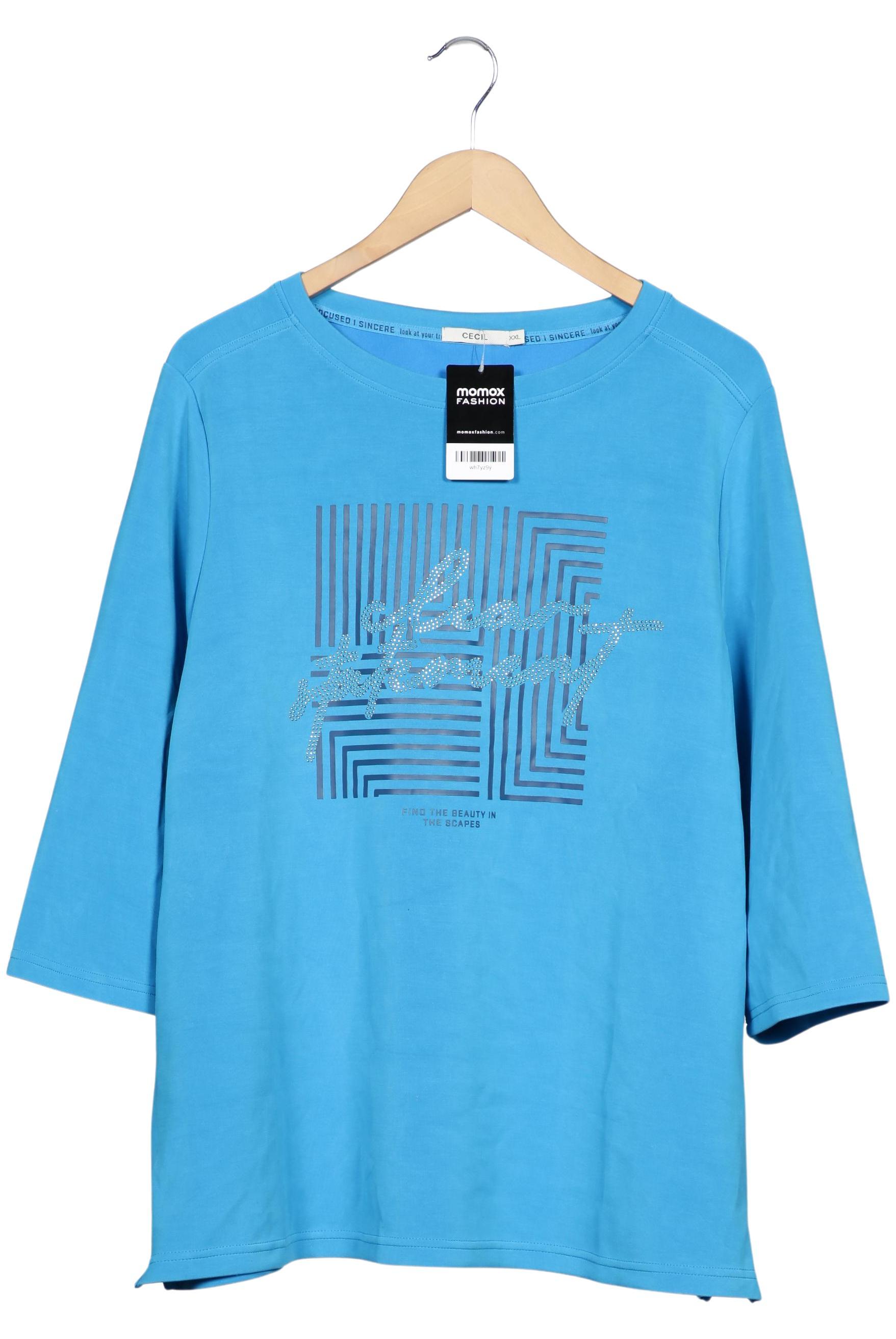 

Cecil Damen Sweatshirt, hellblau, Gr. 46