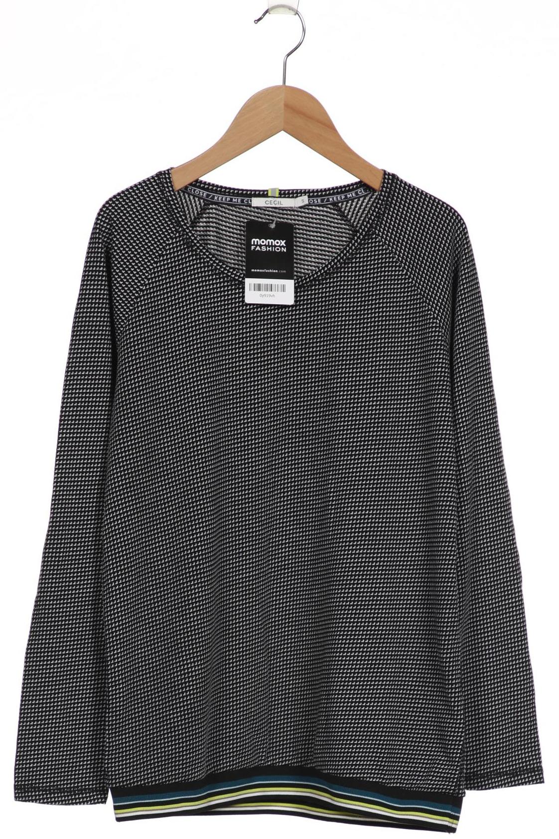 

Cecil Damen Sweatshirt, schwarz, Gr. 36