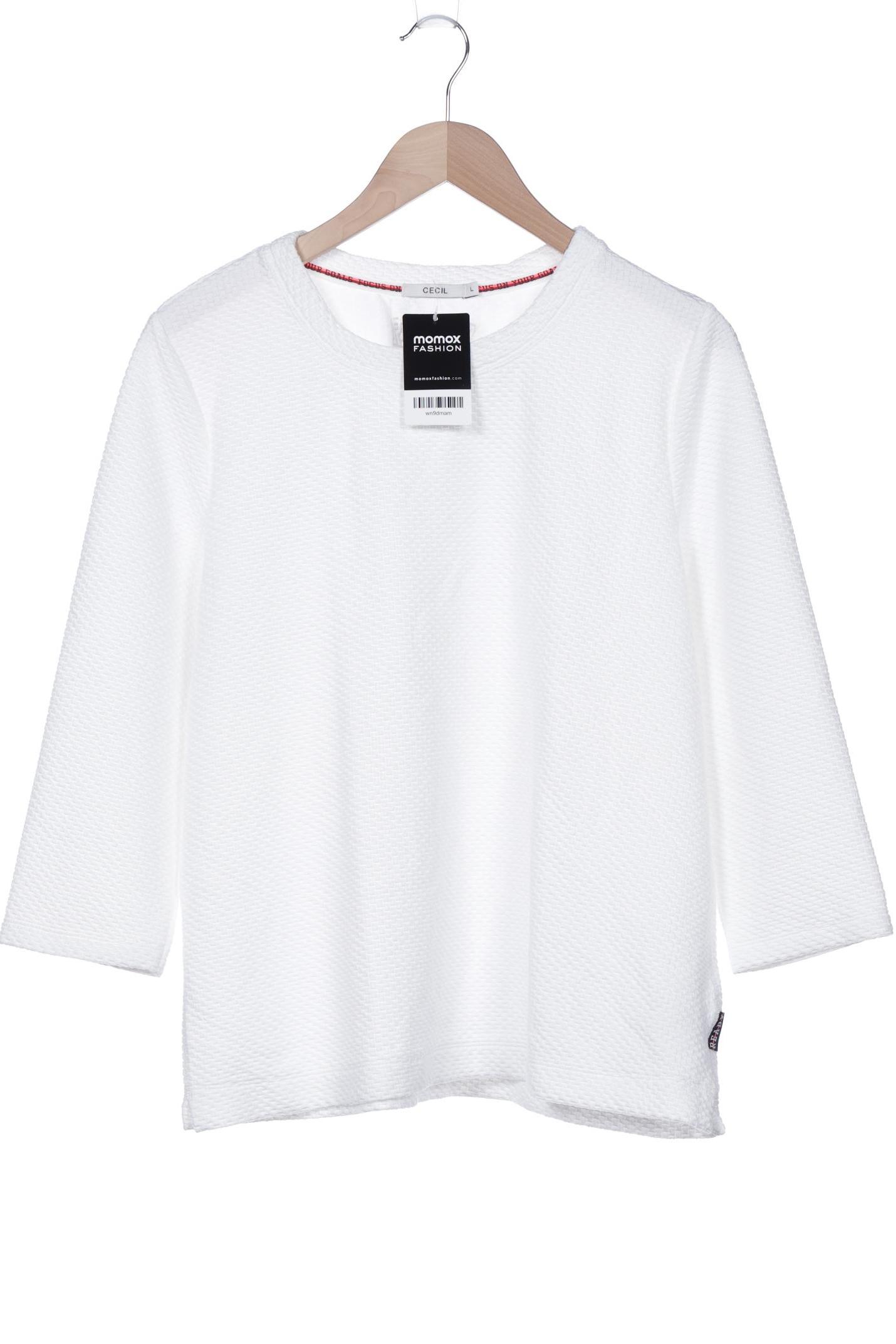 

Cecil Damen Sweatshirt, weiß, Gr. 42