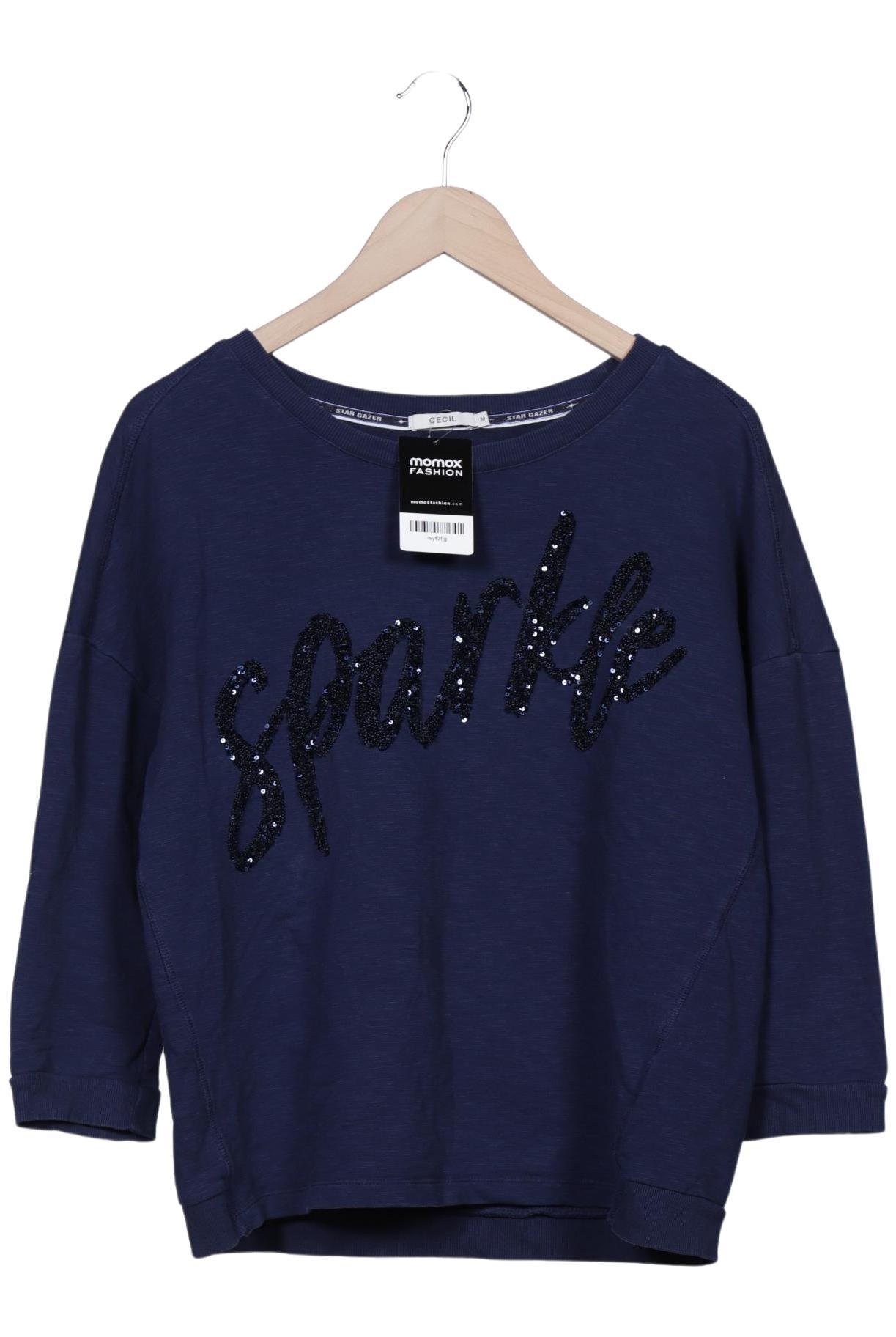 

Cecil Damen Sweatshirt, marineblau, Gr. 38