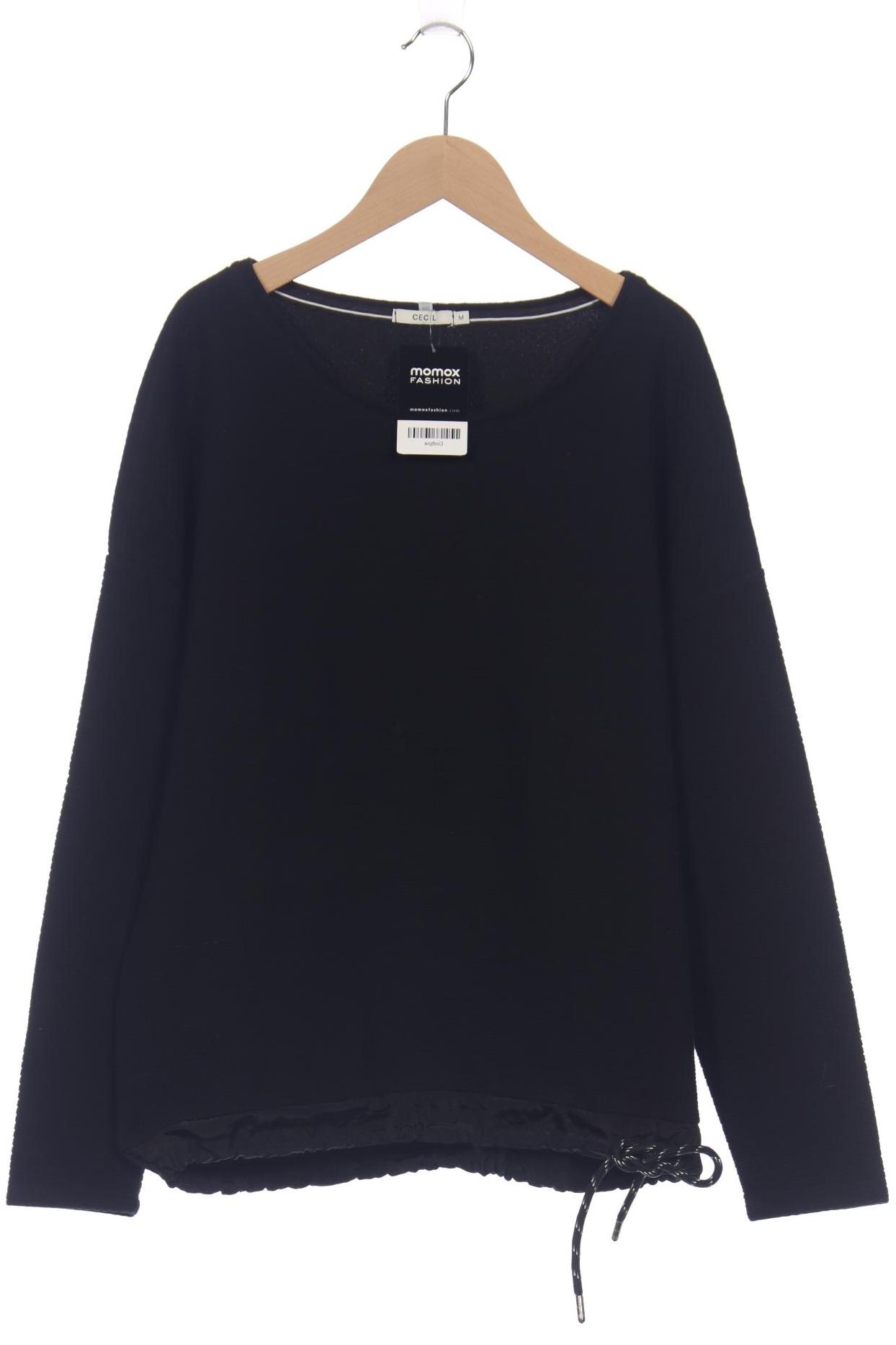 

Cecil Damen Sweatshirt, schwarz, Gr. 38