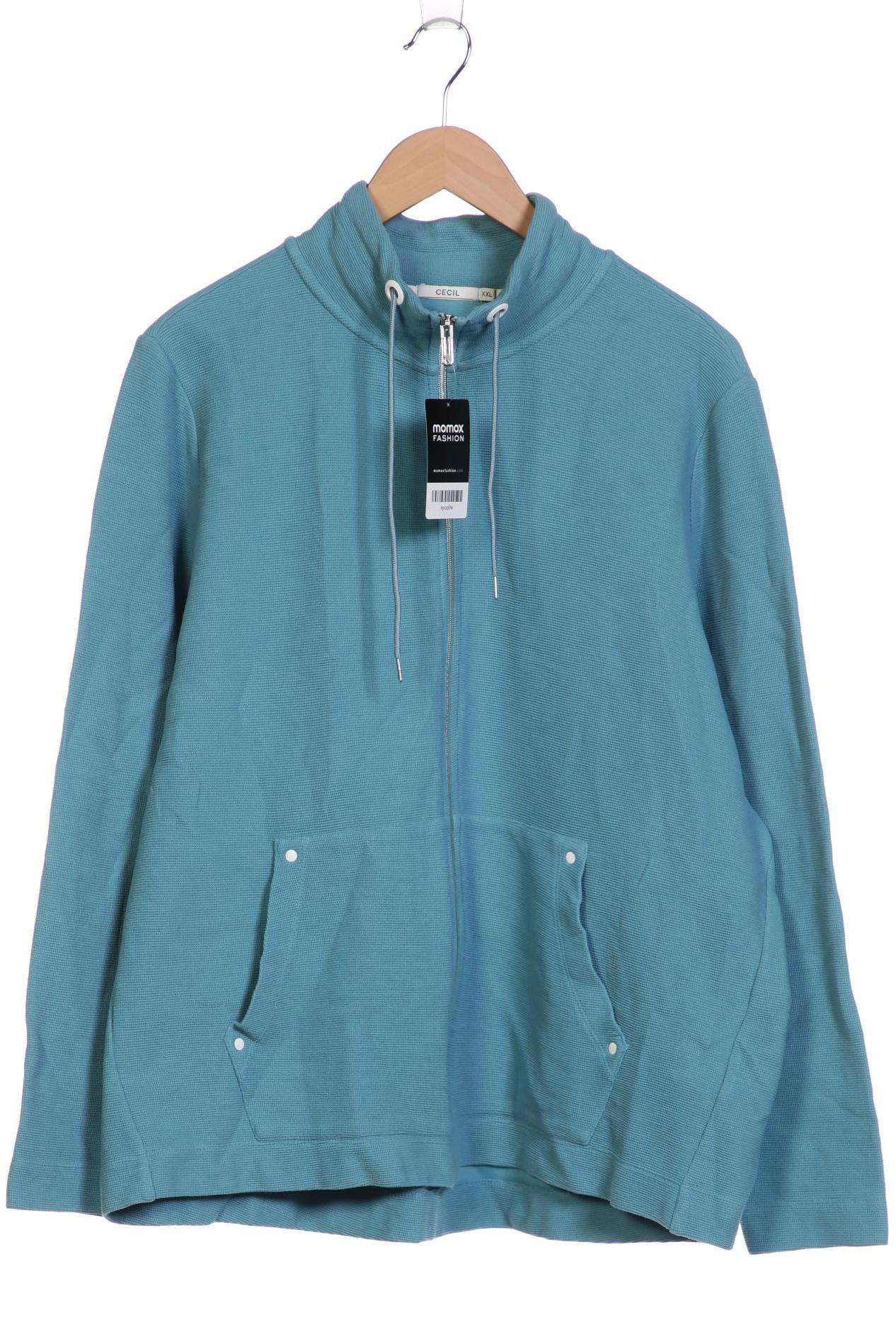 

Cecil Damen Sweatshirt, türkis, Gr. 46
