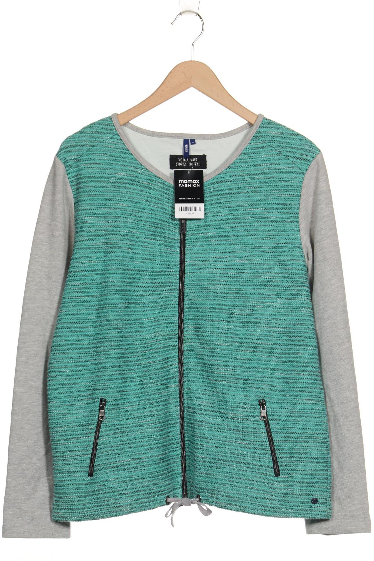 

Cecil Damen Sweatshirt, türkis, Gr. 44