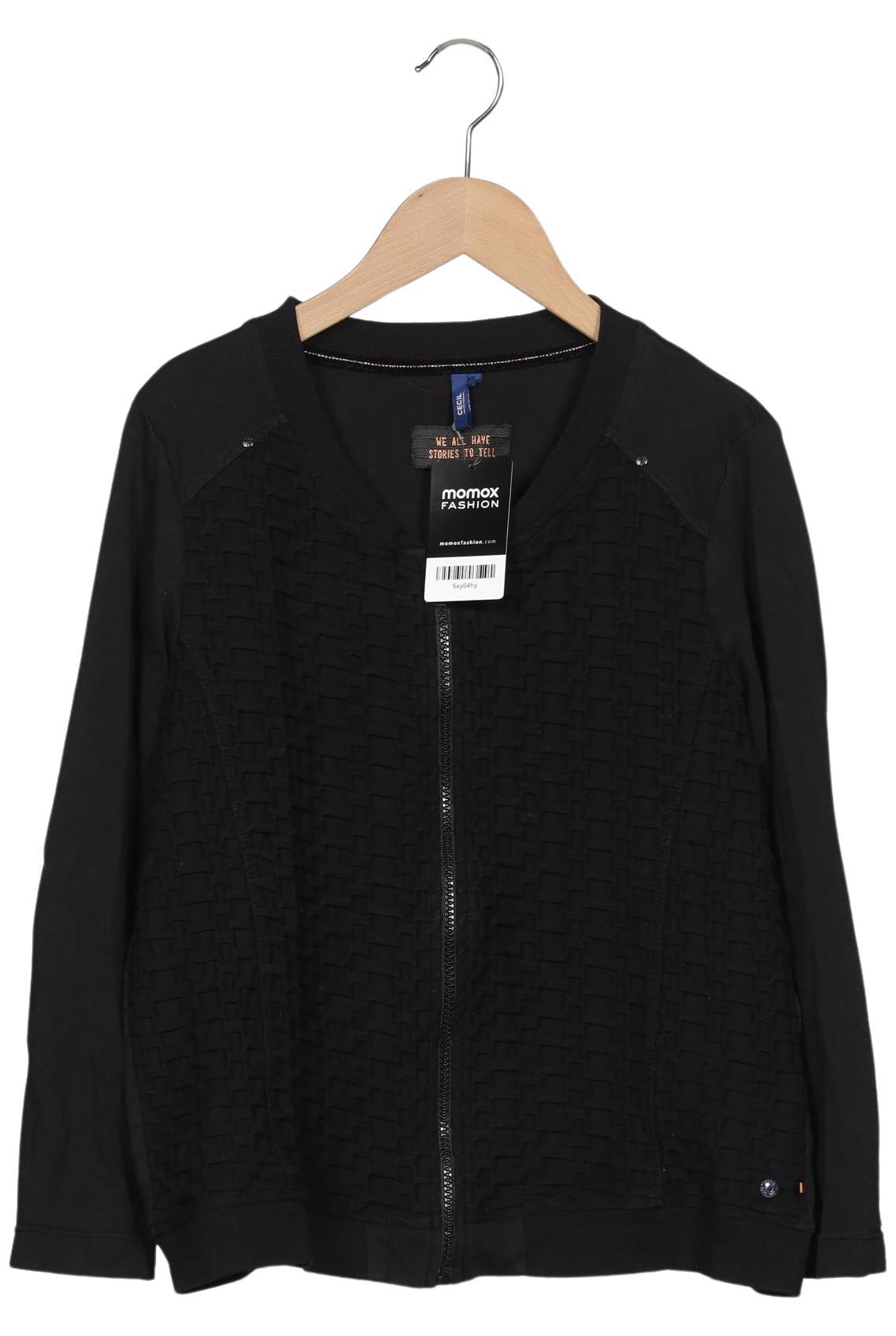 

Cecil Damen Sweatshirt, schwarz, Gr. 38