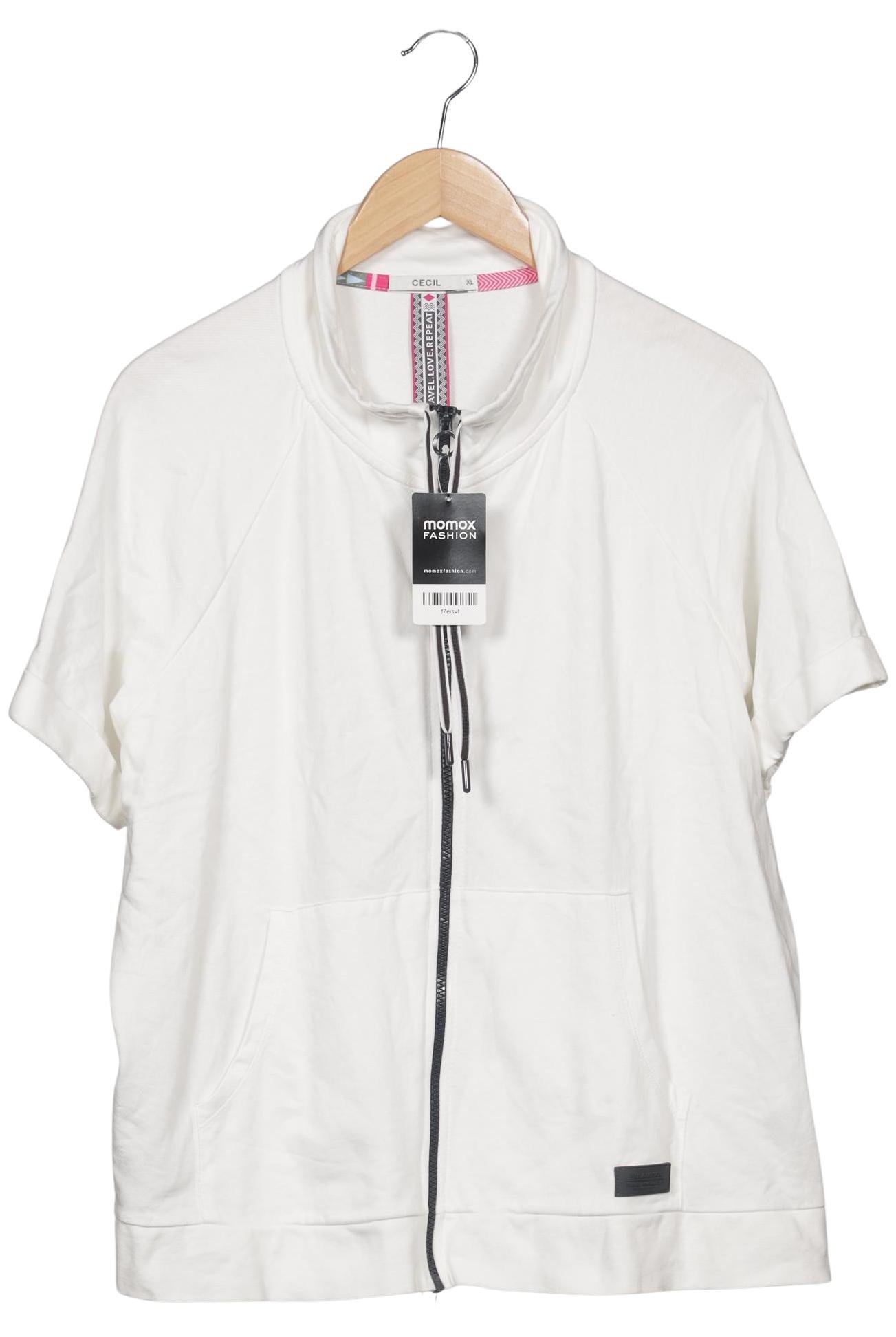 

Cecil Damen Sweatshirt, weiß, Gr. 44