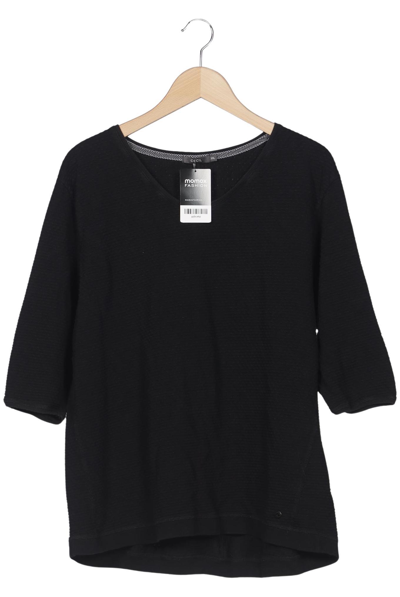 

Cecil Damen Sweatshirt, schwarz, Gr. 46