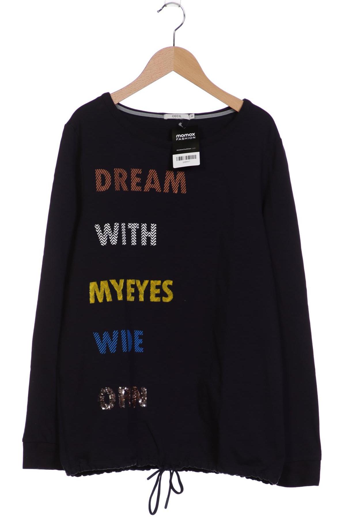 

Cecil Damen Sweatshirt, marineblau, Gr. 38