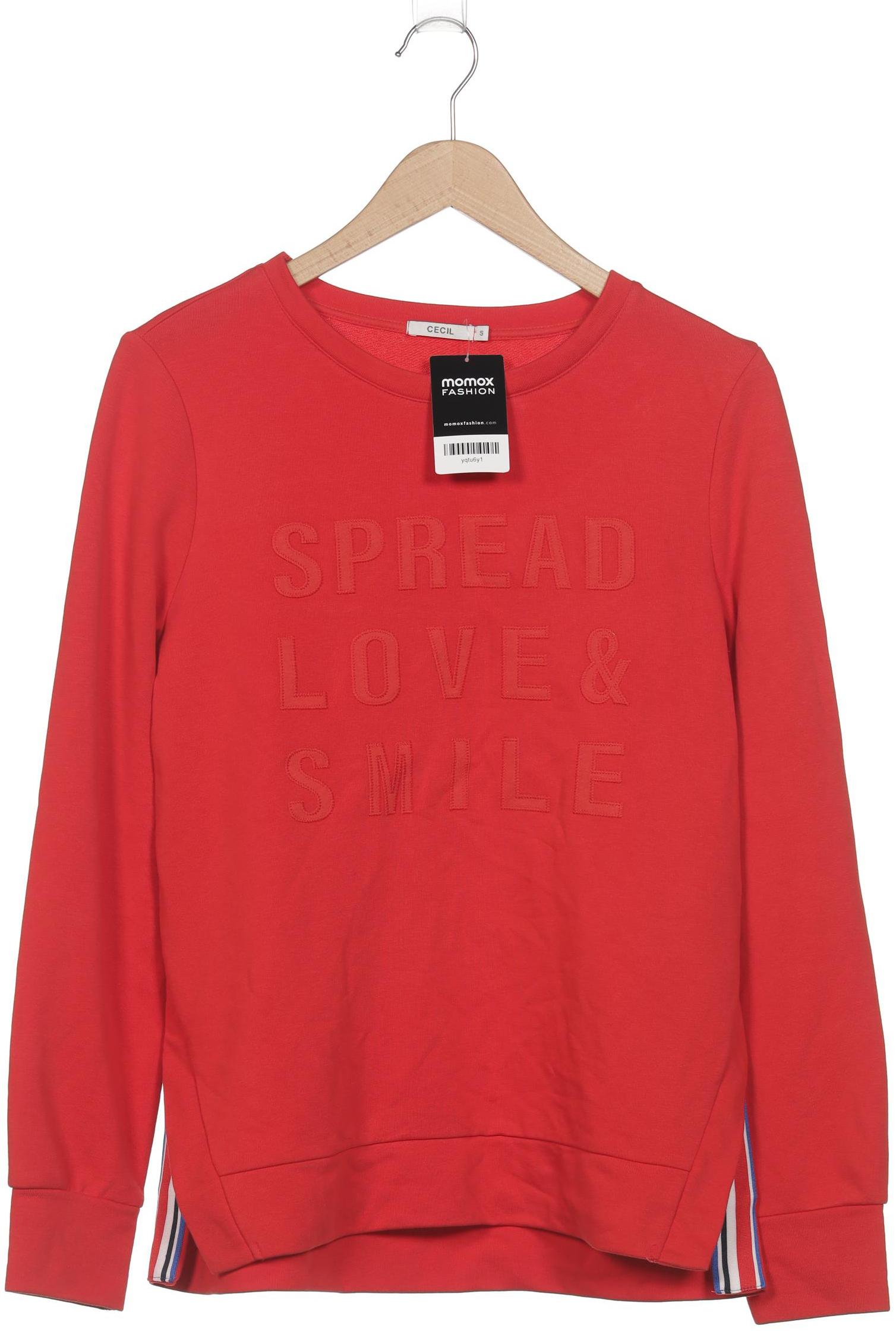 

Cecil Damen Sweatshirt, rot, Gr. 36