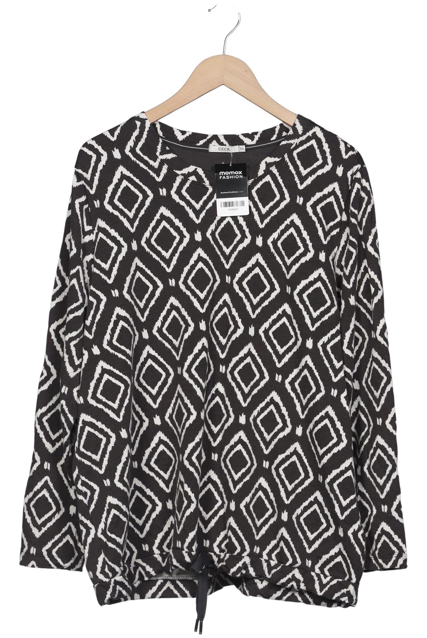 

Cecil Damen Sweatshirt, schwarz, Gr. 46