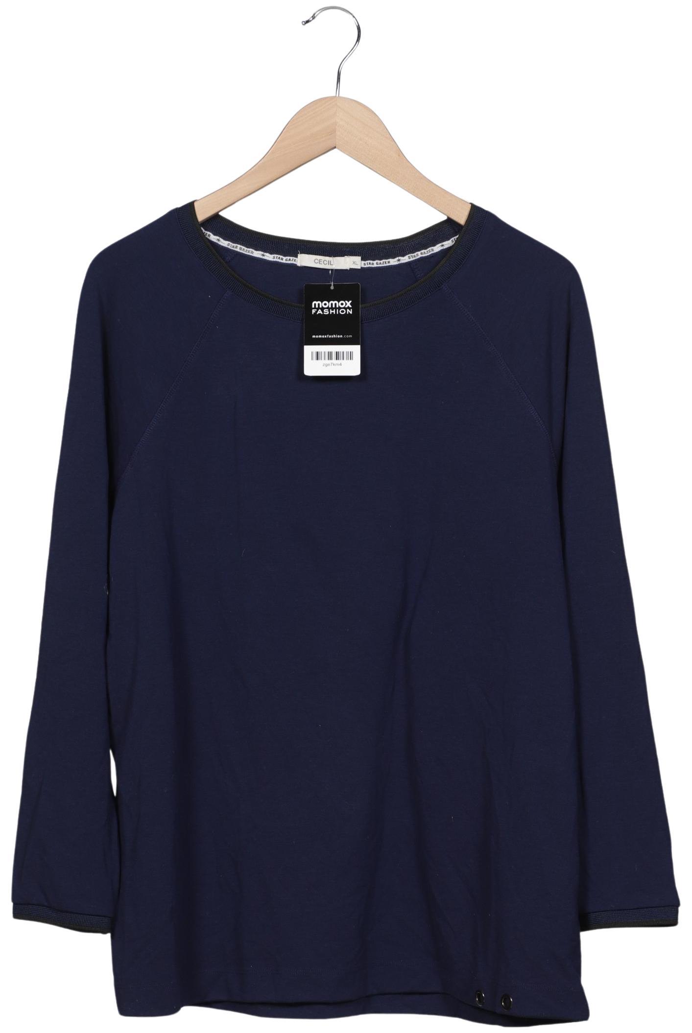 

Cecil Damen Sweatshirt, marineblau, Gr. 44