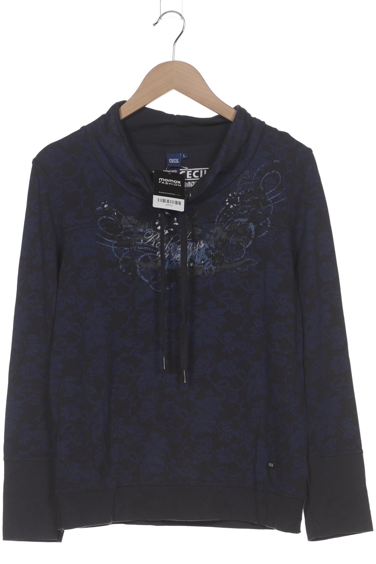 

Cecil Damen Sweatshirt, marineblau, Gr. 42