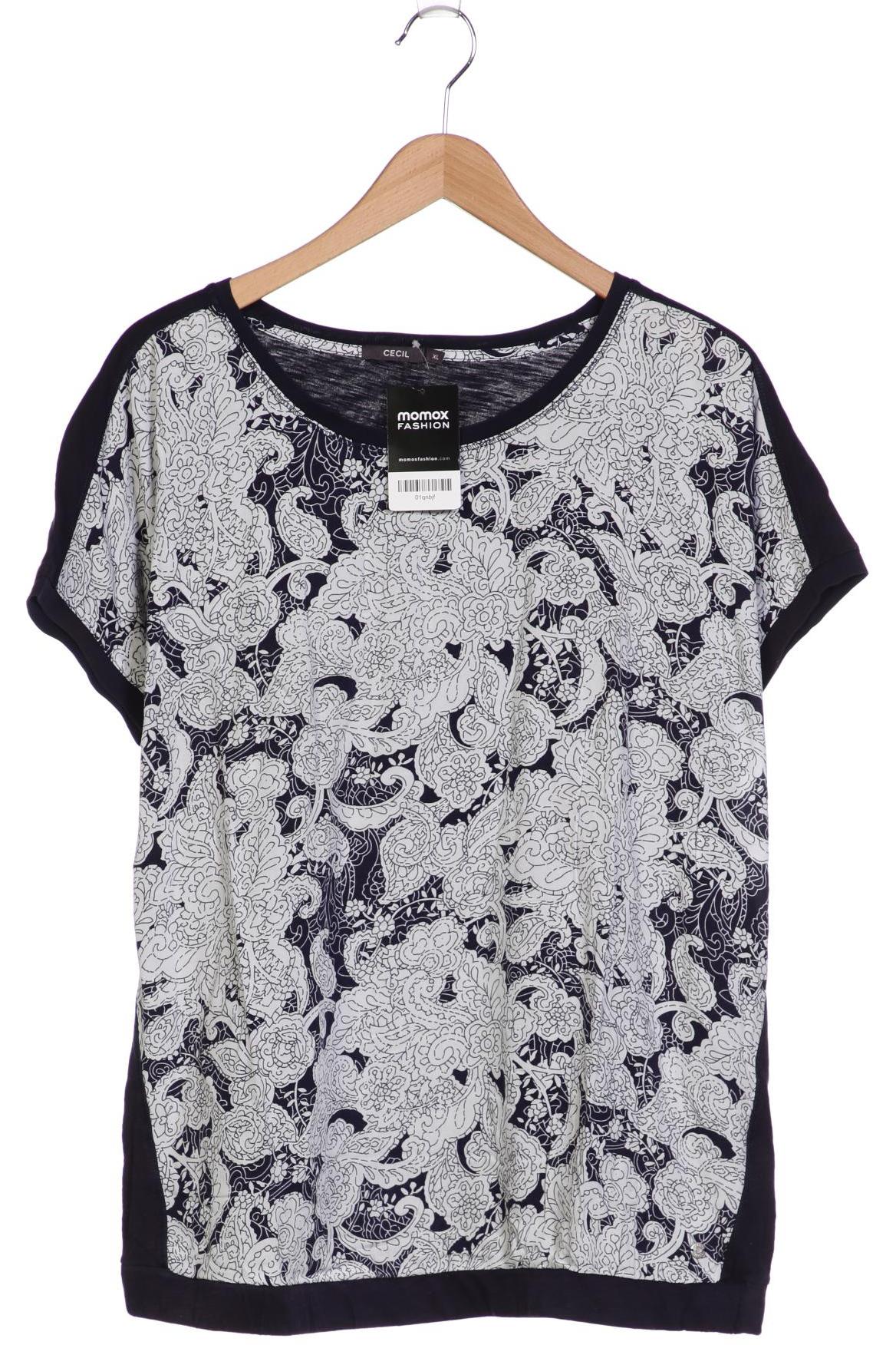 

CECIL Damen T-Shirt, marineblau