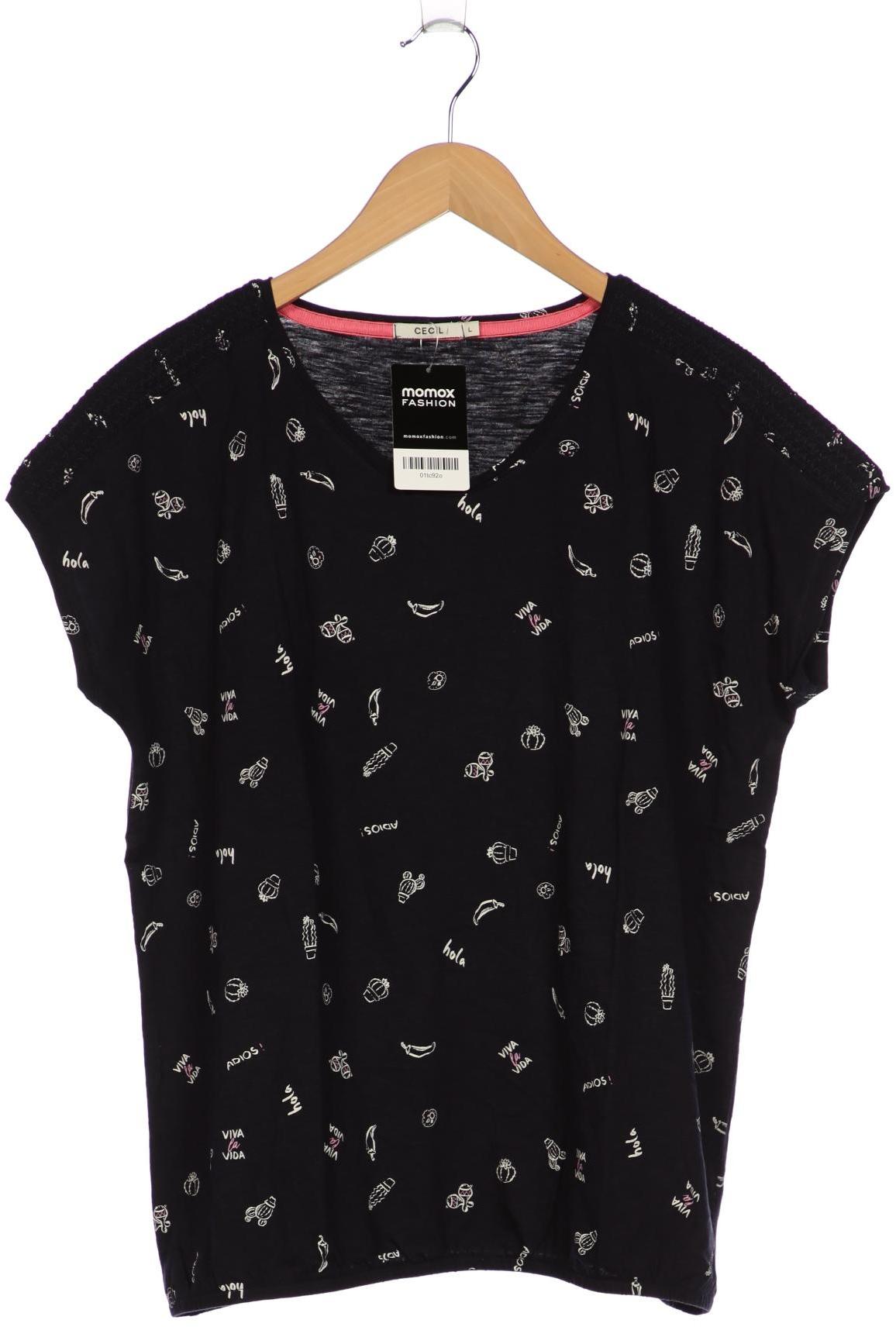 

Cecil Damen T-Shirt, marineblau, Gr. 42