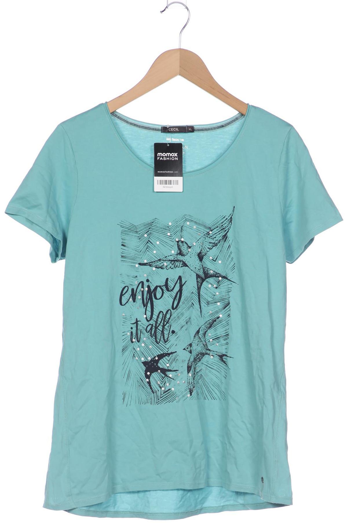 

Cecil Damen T-Shirt, blau, Gr. 44
