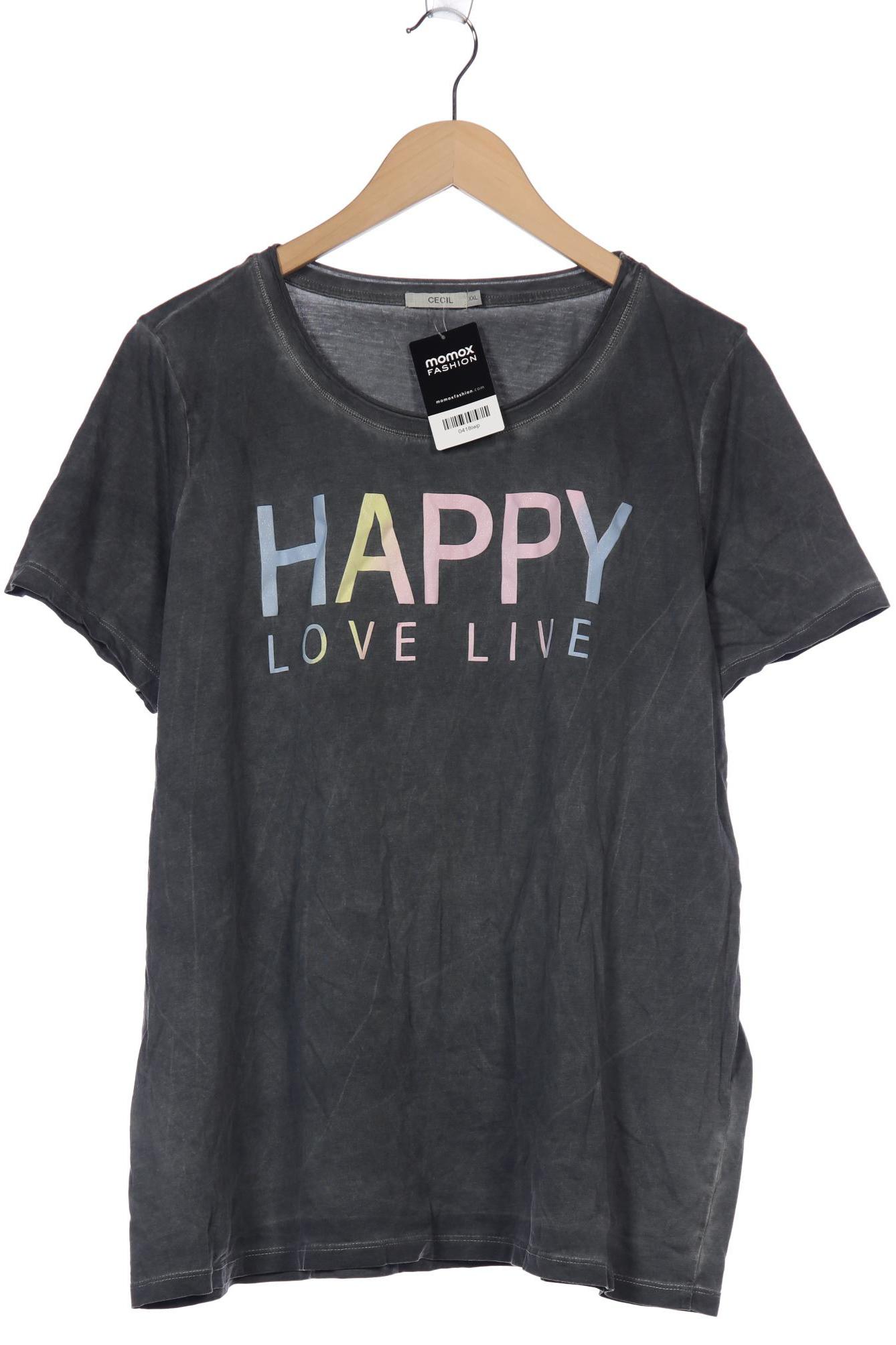 

Cecil Damen T-Shirt, grau, Gr. 46