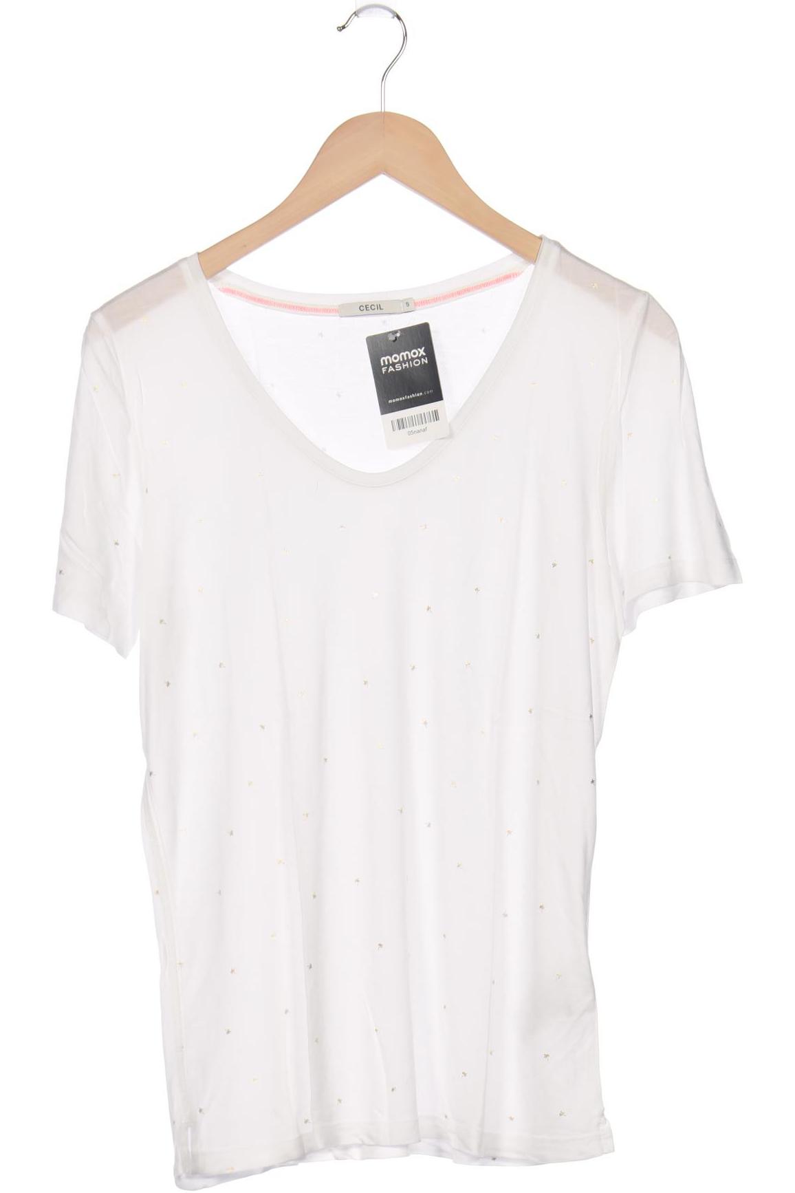 

CECIL Damen T-Shirt, weiß
