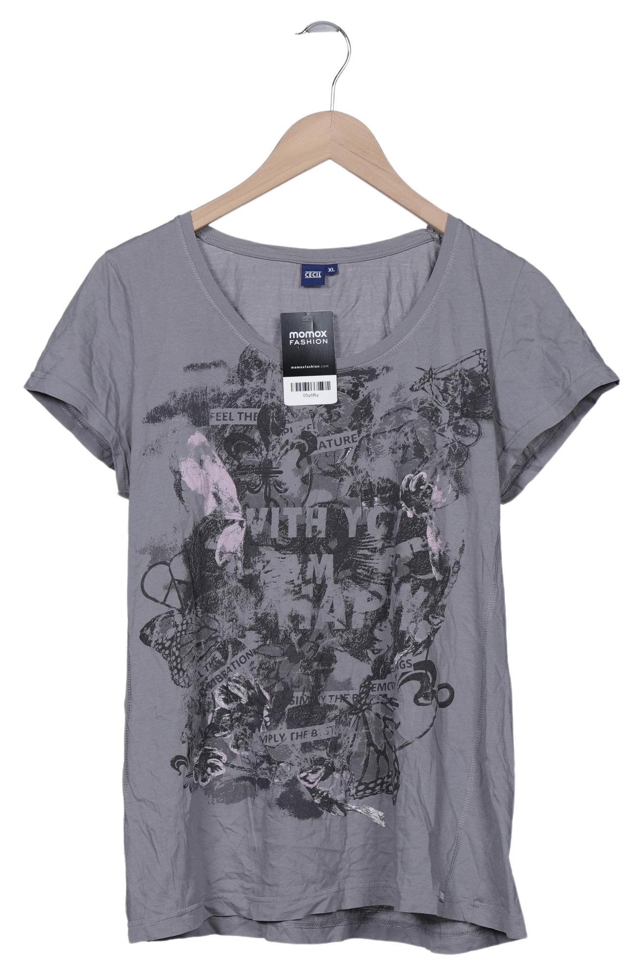 

Cecil Damen T-Shirt, grau, Gr. 44