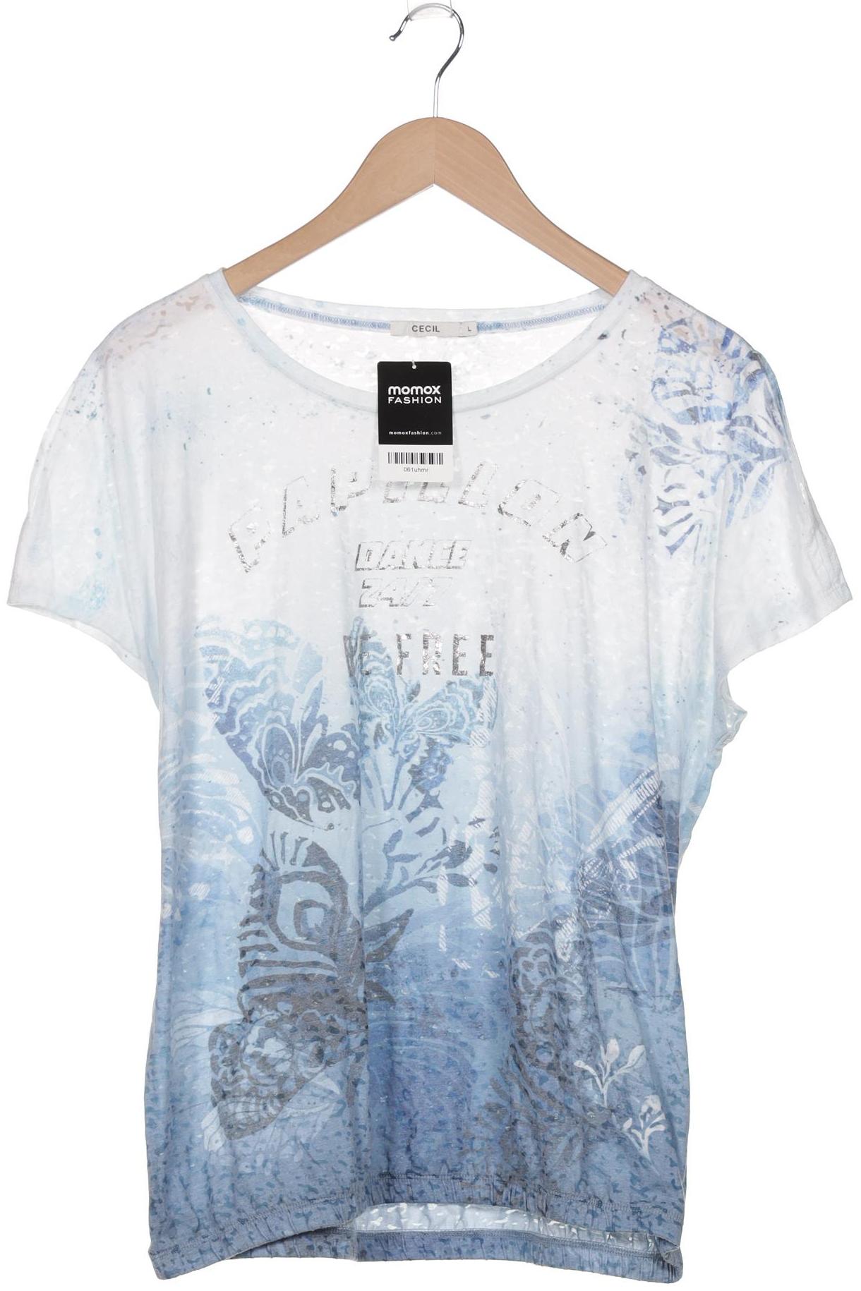 

Cecil Damen T-Shirt, hellblau, Gr. 42