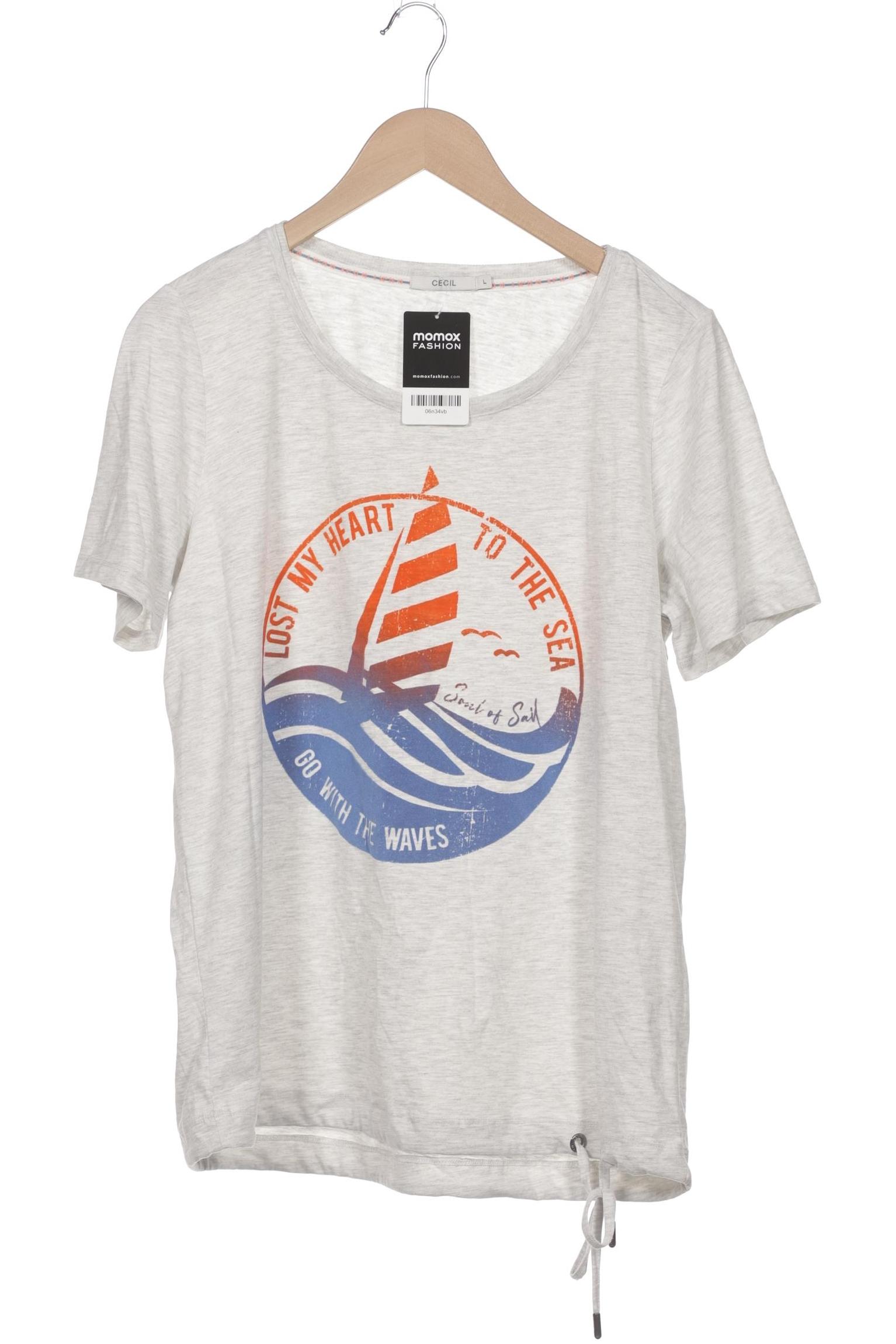 

Cecil Damen T-Shirt, grau, Gr. 42