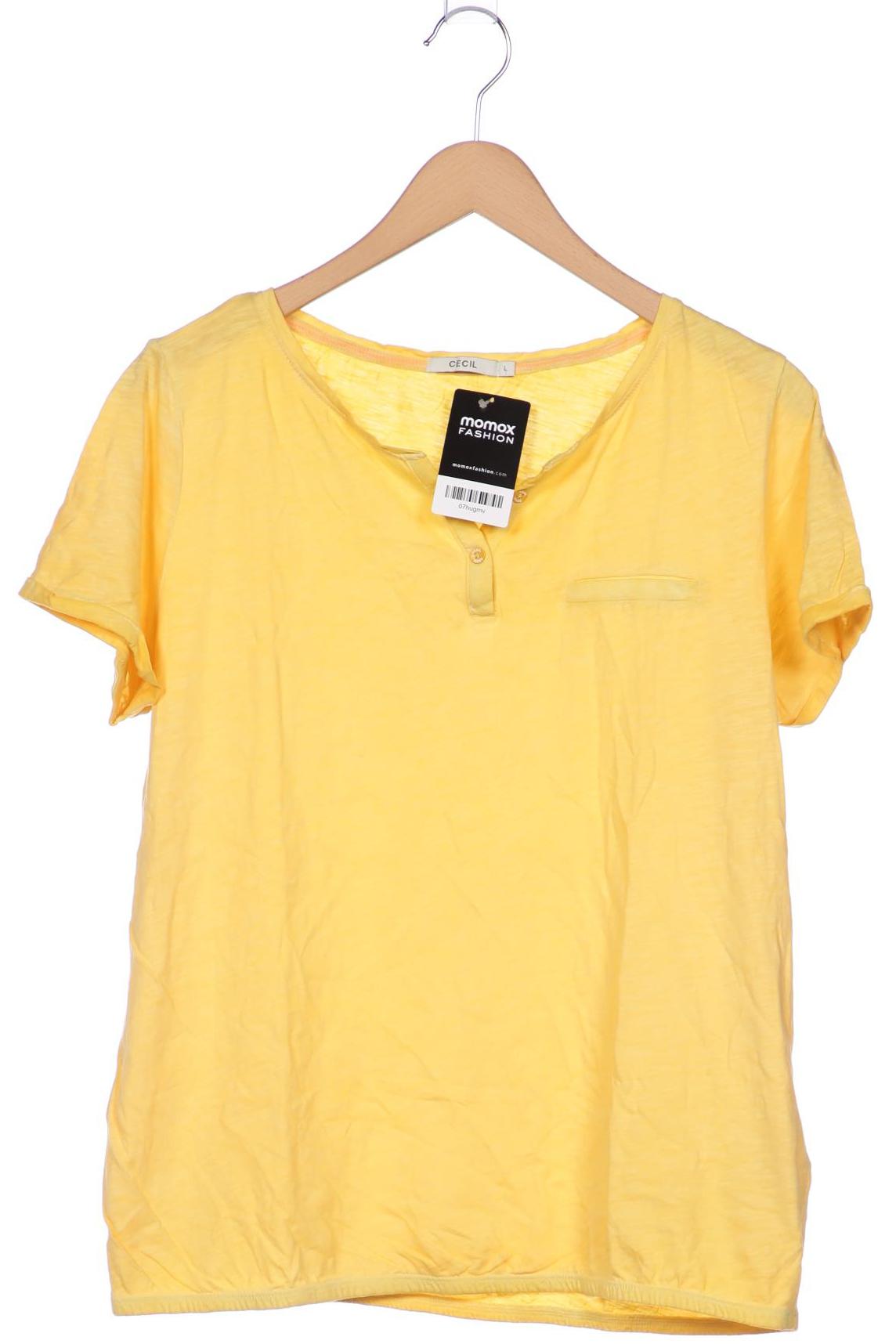 

Cecil Damen T-Shirt, gelb, Gr. 42