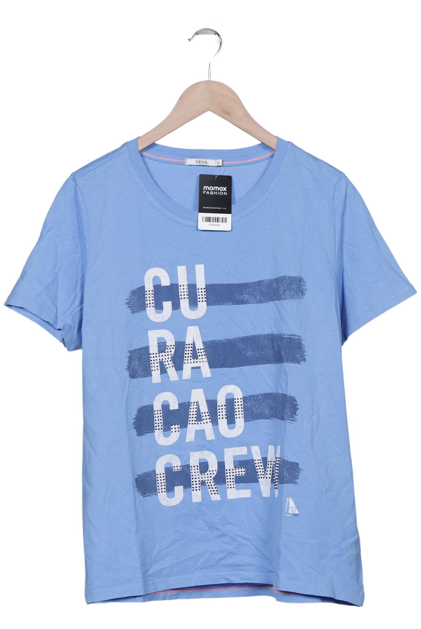 

Cecil Damen T-Shirt, blau, Gr. 44