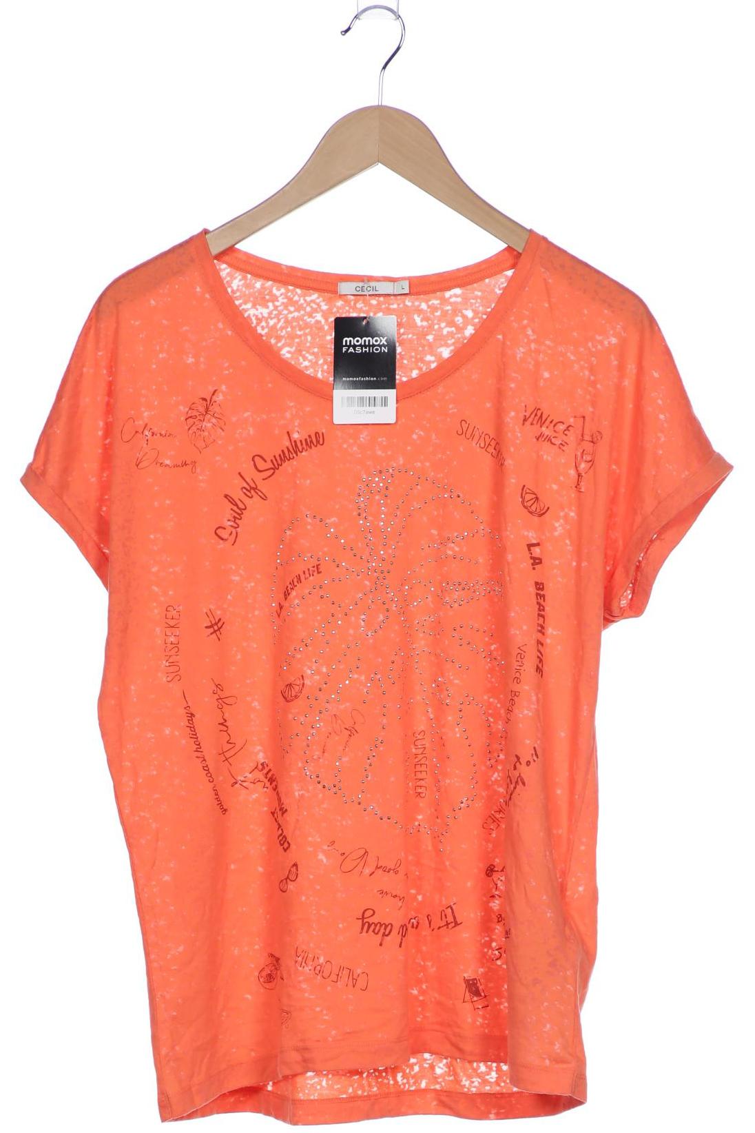 

Cecil Damen T-Shirt, orange, Gr. 42