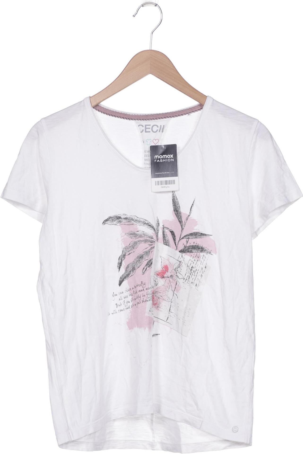 

CECIL Damen T-Shirt, weiß
