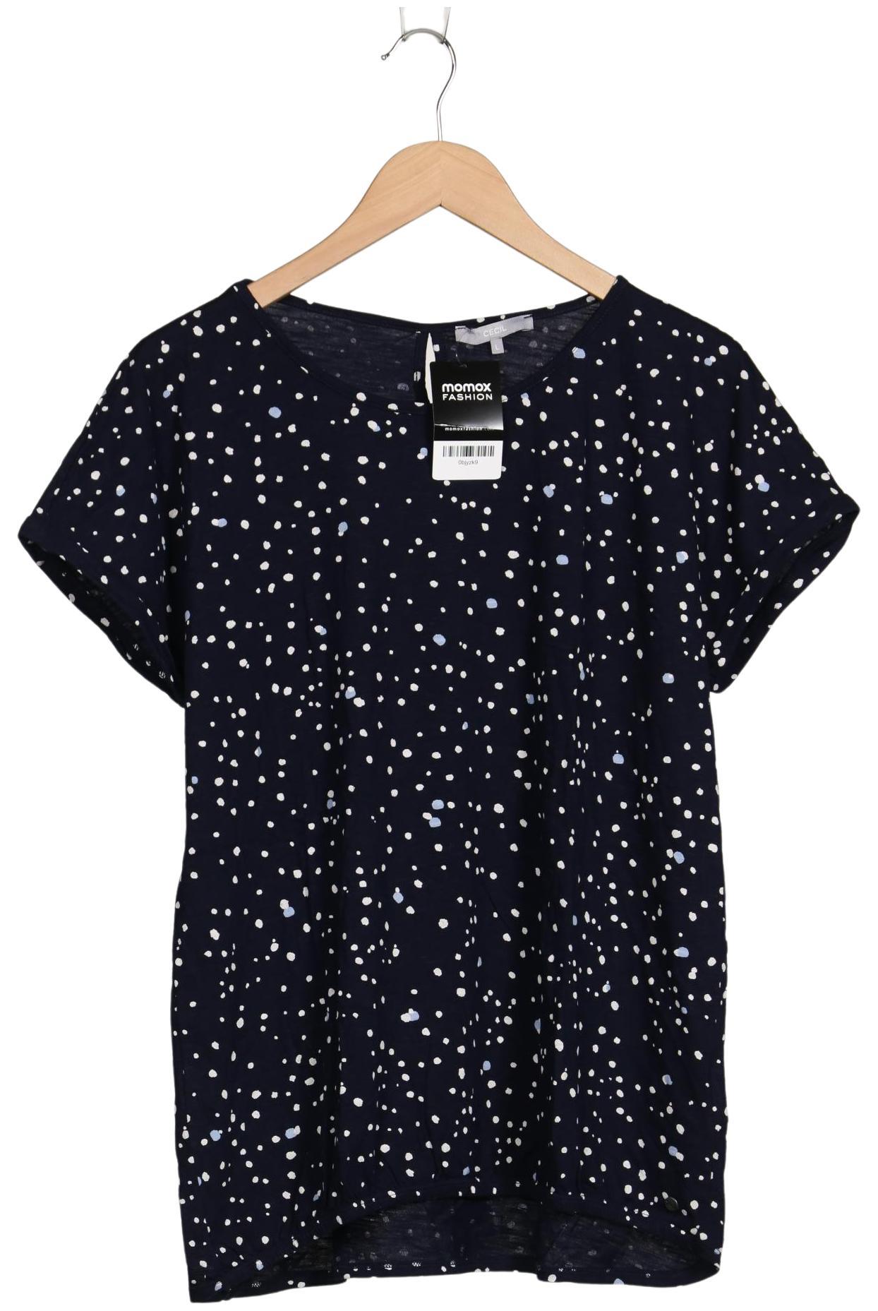 

Cecil Damen T-Shirt, marineblau, Gr. 42