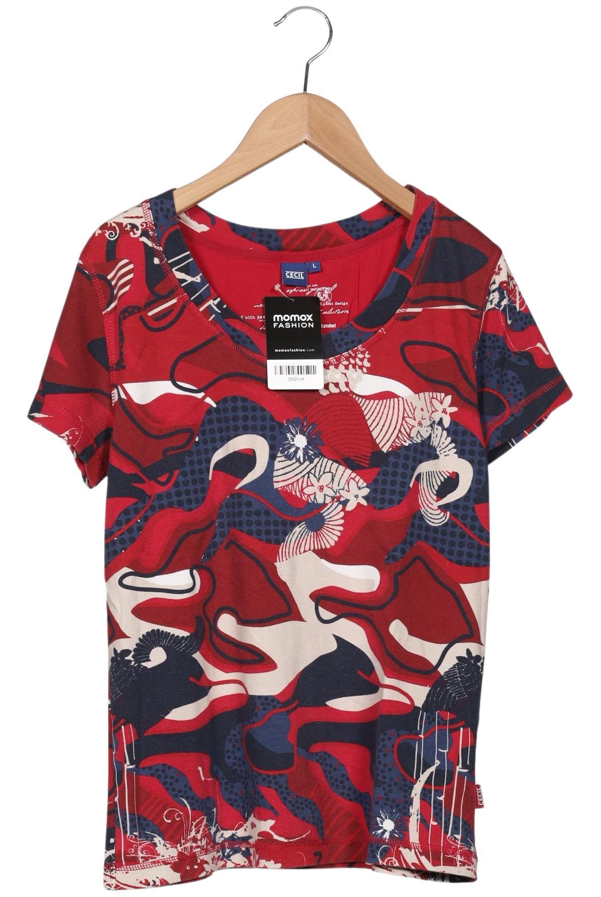 

Cecil Damen T-Shirt, rot, Gr. 42