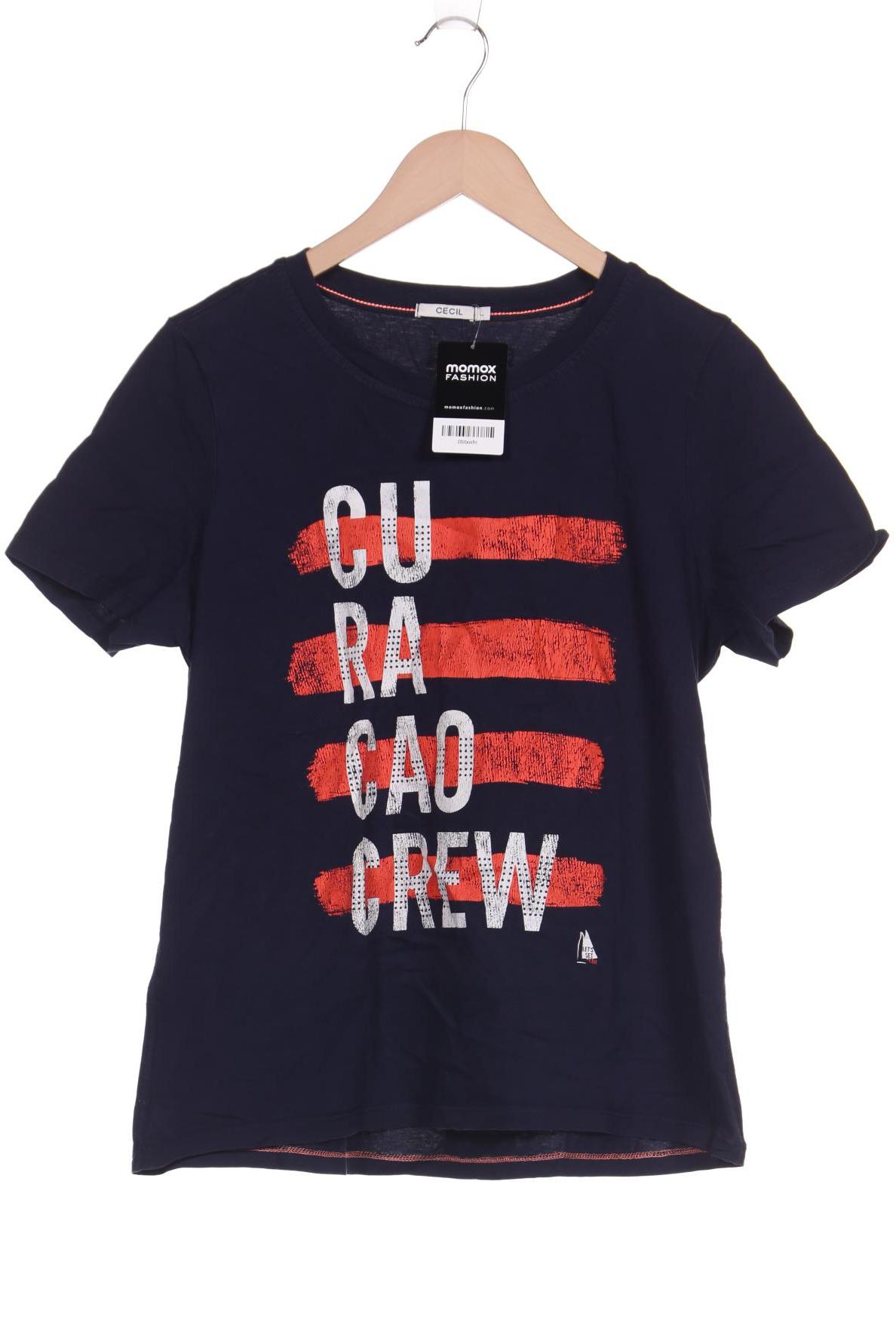 

CECIL Damen T-Shirt, marineblau