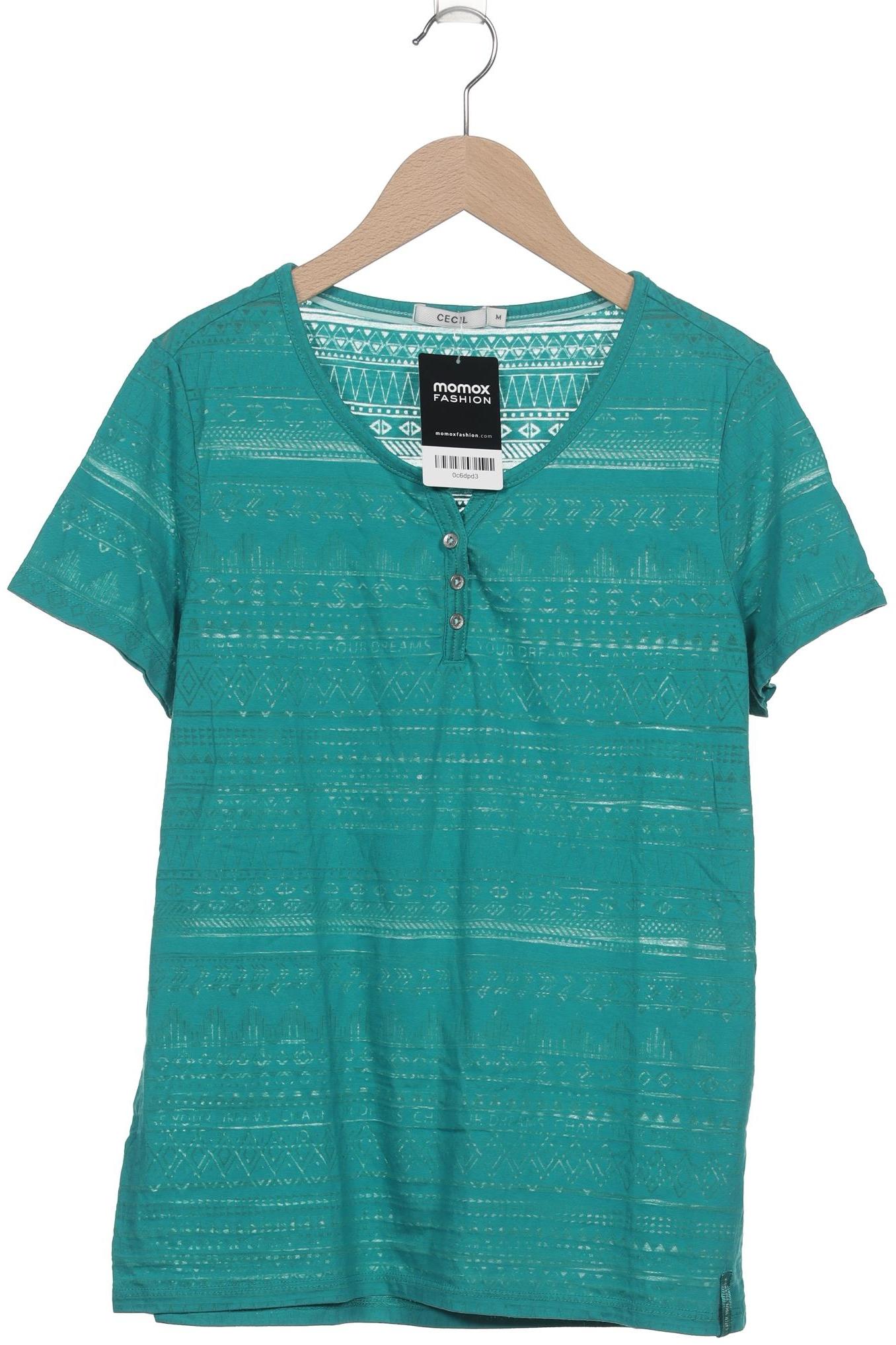

Cecil Damen T-Shirt, türkis, Gr. 38