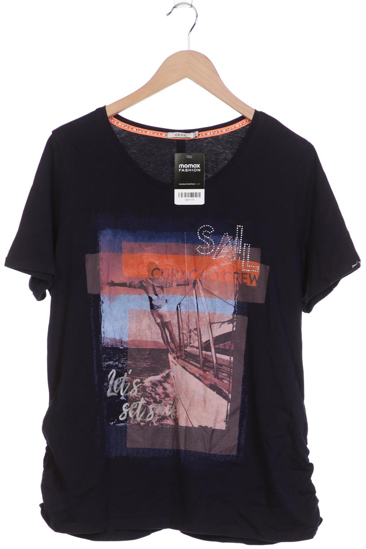 

Cecil Damen T-Shirt, marineblau, Gr. 44