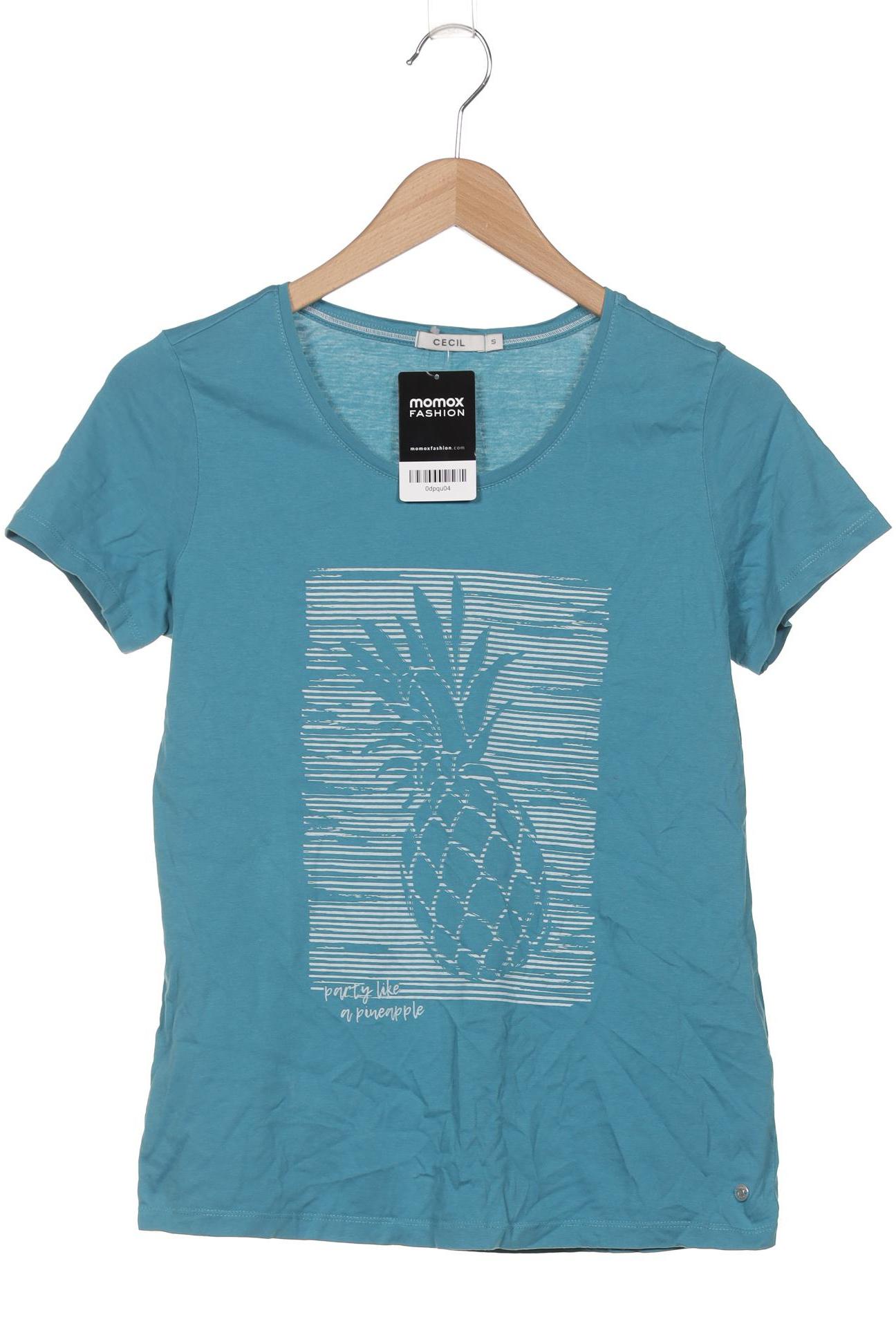 

Cecil Damen T-Shirt, blau, Gr. 36