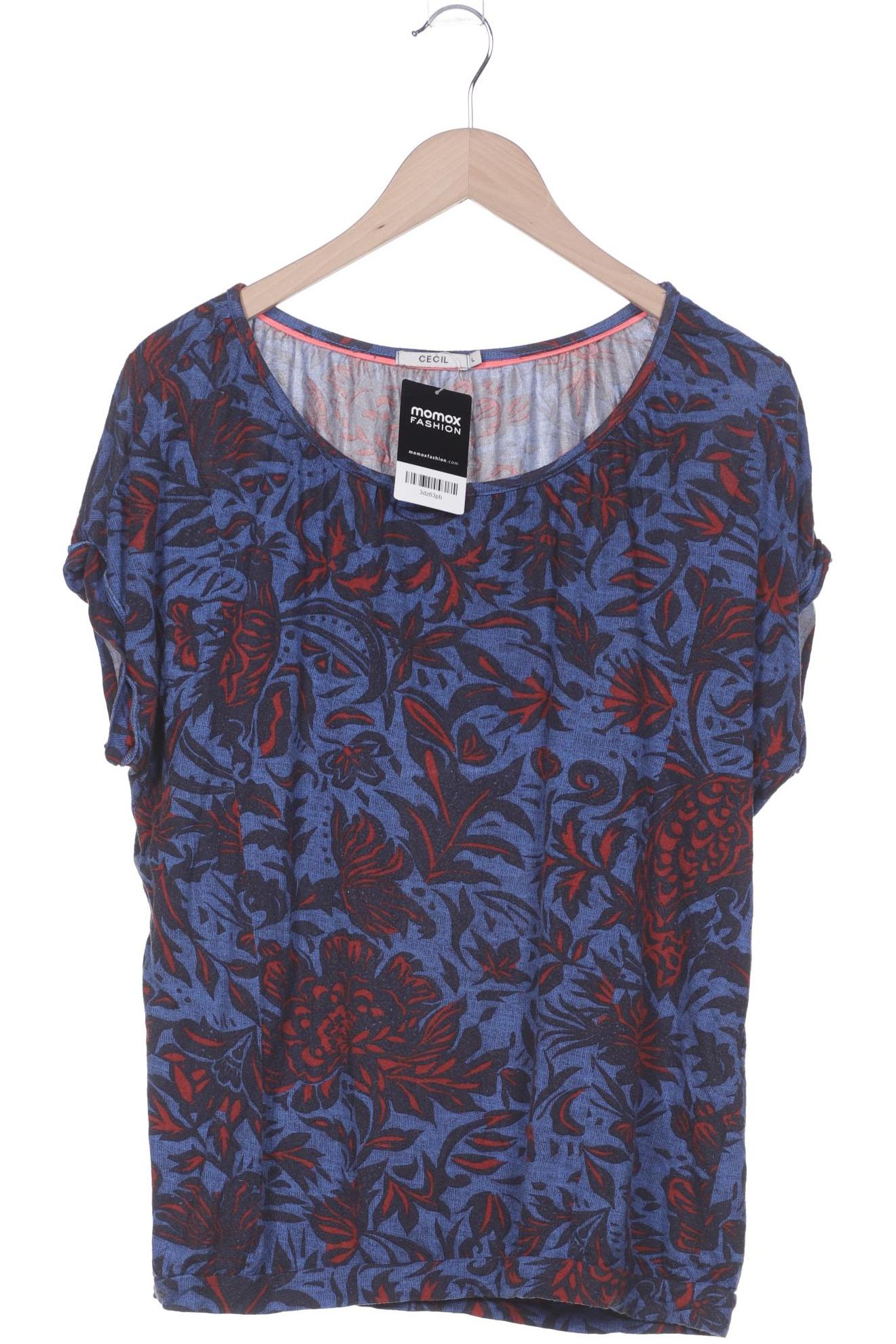 

Cecil Damen T-Shirt, blau, Gr. 42