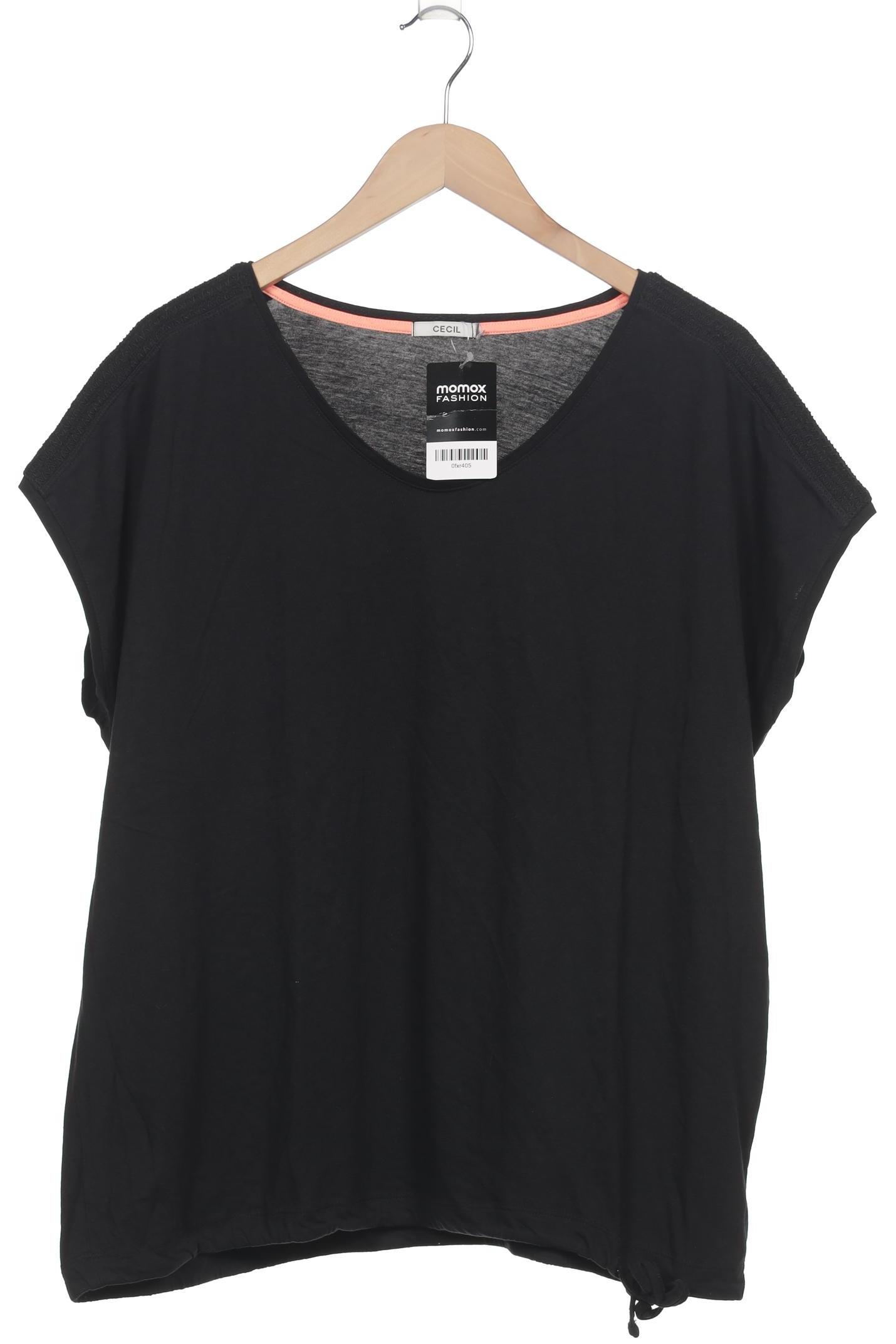 

Cecil Damen T-Shirt, schwarz, Gr. 46
