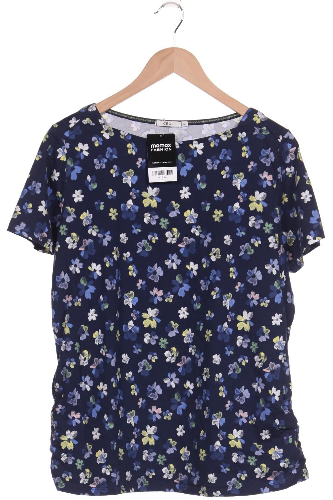

CECIL Damen T-Shirt, marineblau
