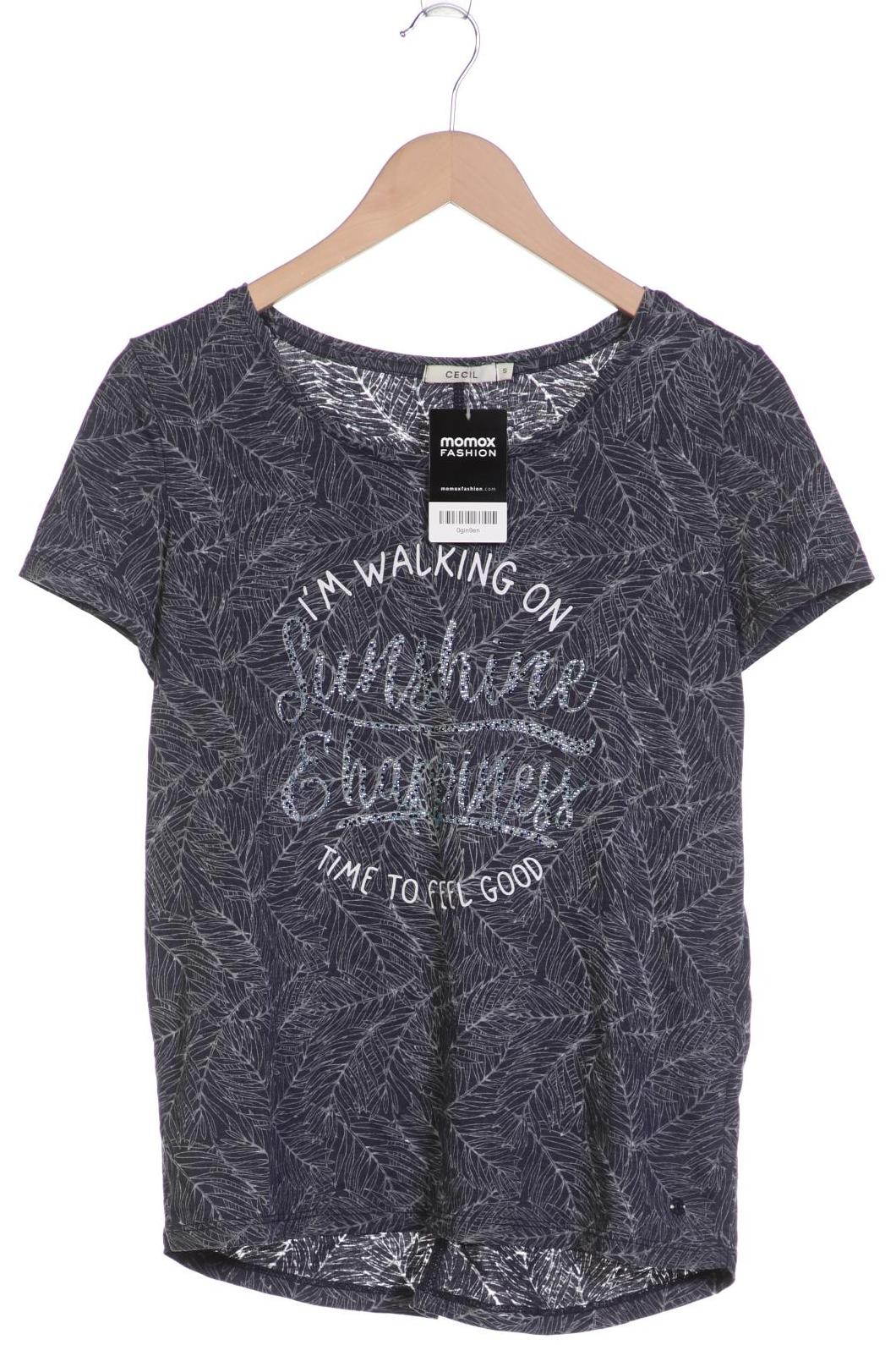 

CECIL Damen T-Shirt, blau