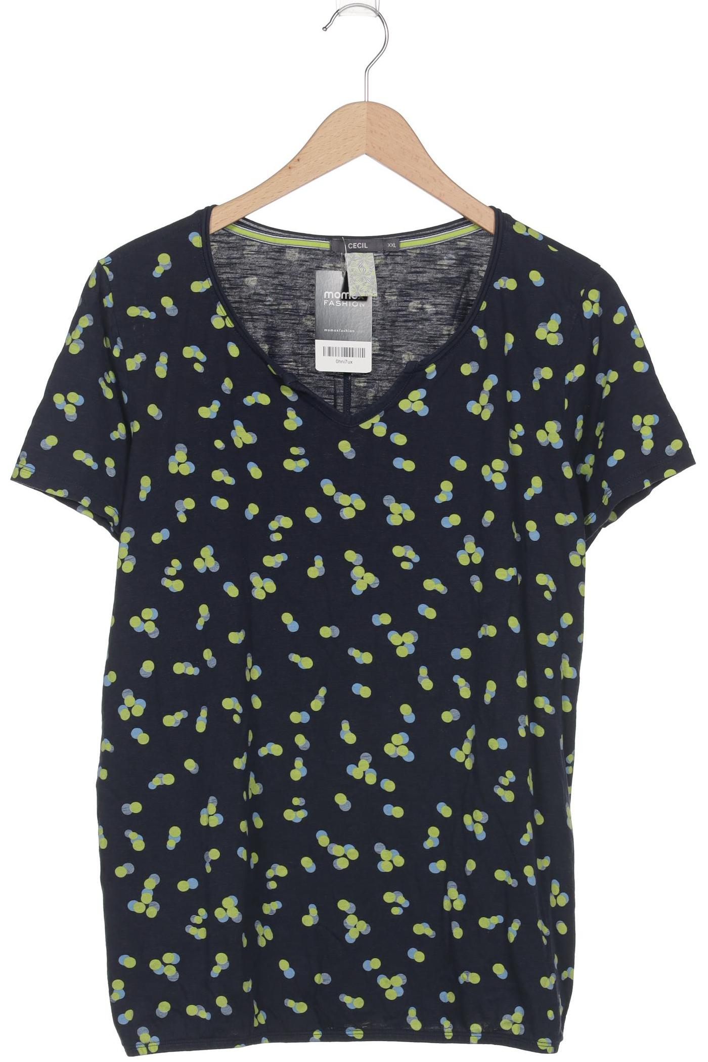 

Cecil Damen T-Shirt, marineblau, Gr. 46