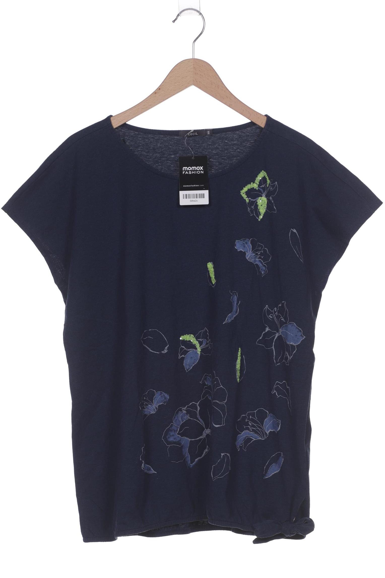 

Cecil Damen T-Shirt, marineblau, Gr. 46
