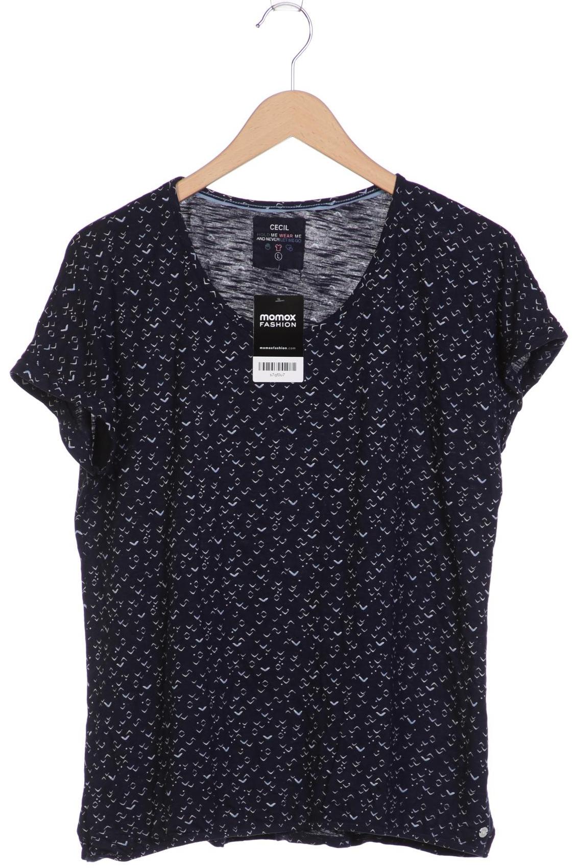 

Cecil Damen T-Shirt, marineblau, Gr. 42